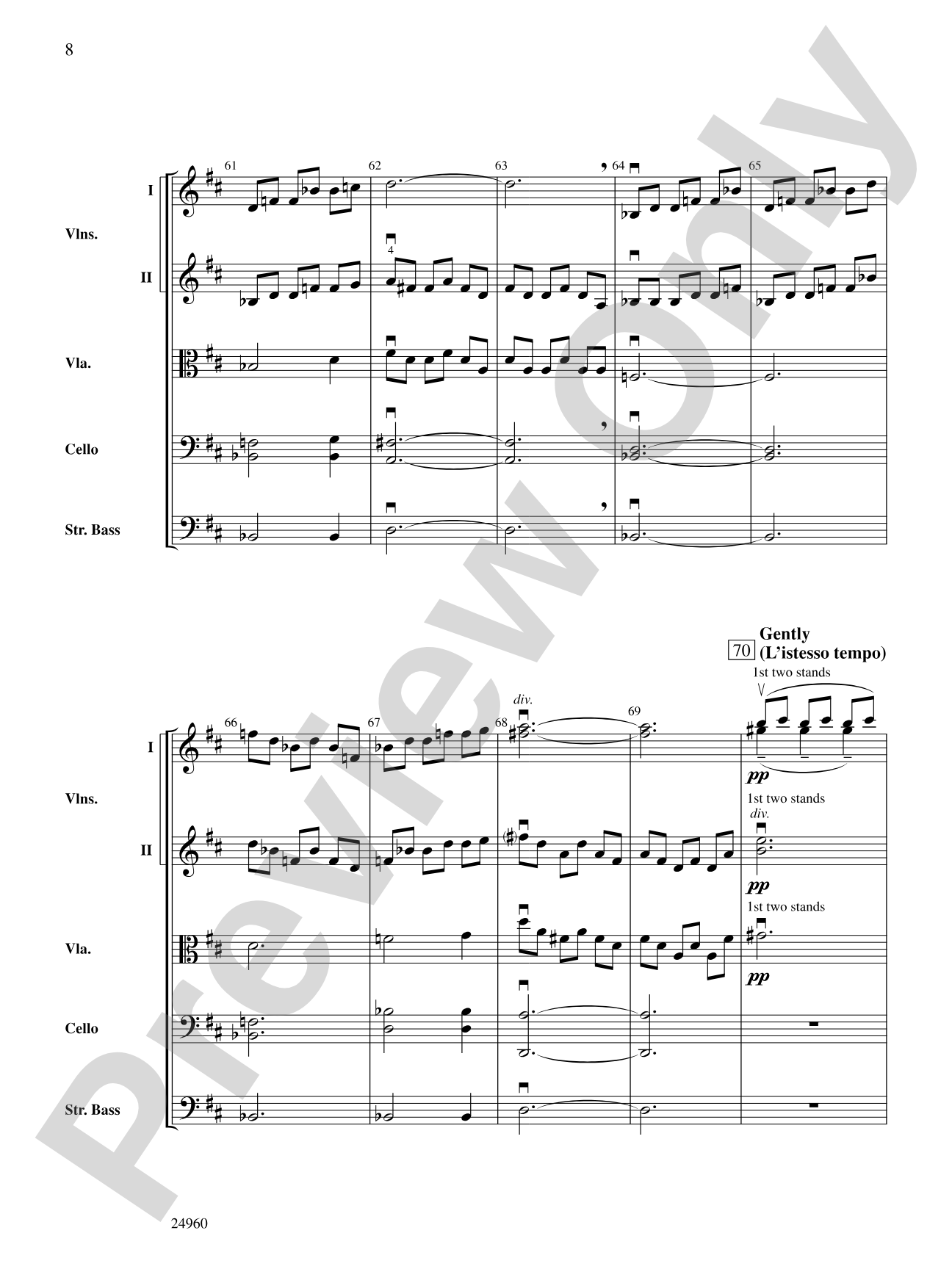 Helium: String Orchestra Conductor Score & Parts