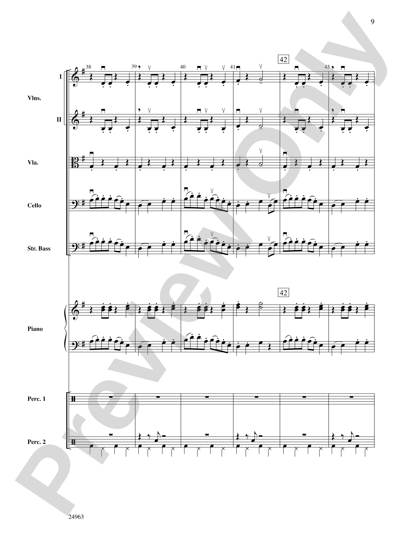 Zydeco Two-Step: String Orchestra Conductor Score & Parts
