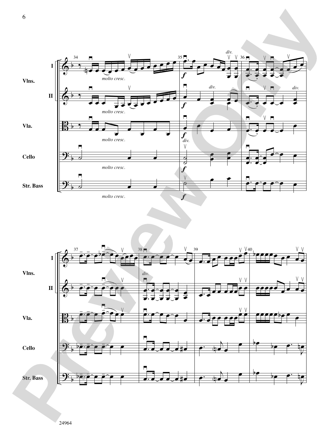 Ode to the Plains and Wild Horses Running (from American Serenade): Score