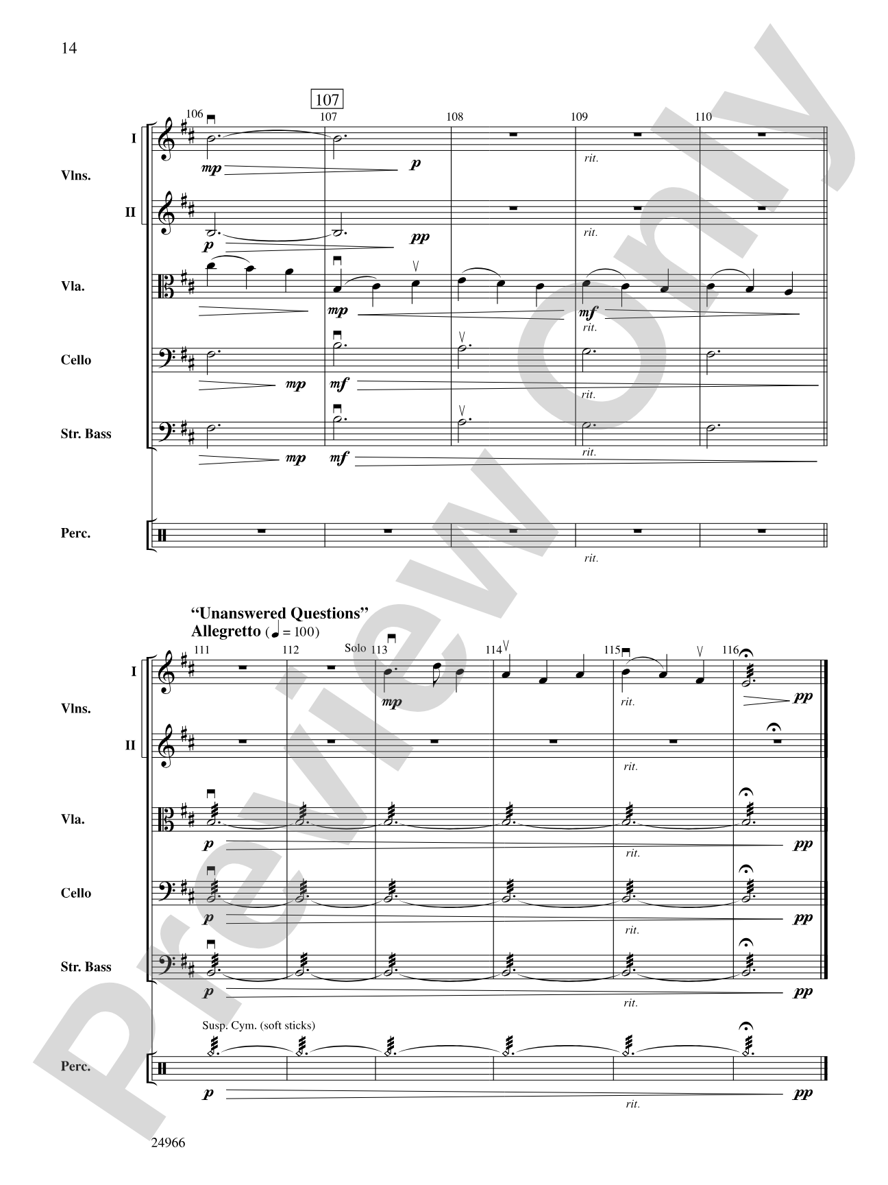 The Legend of Duffy's Cut: String Orchestra Conductor Score & Parts