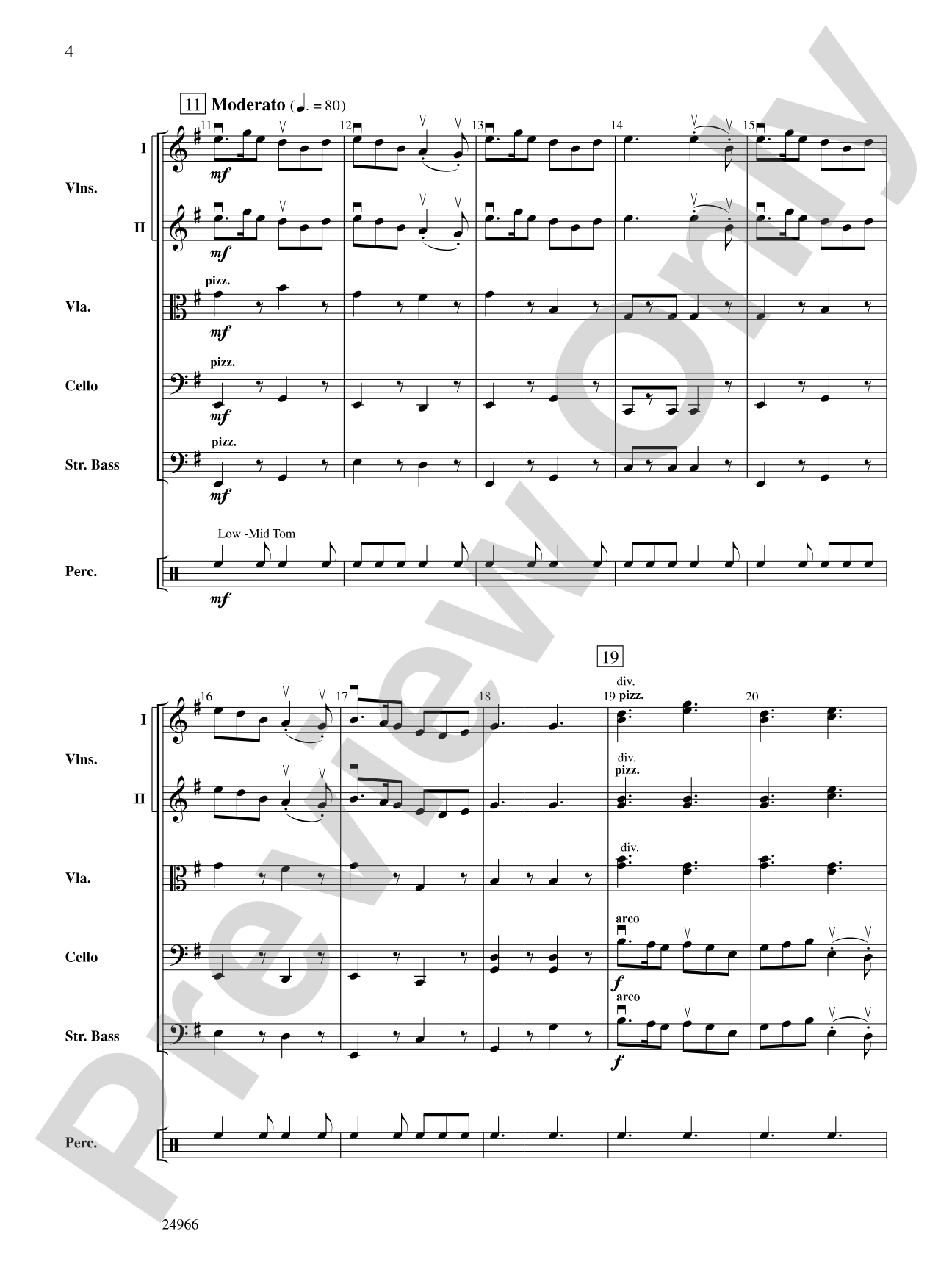 The Legend of Duffy's Cut: String Orchestra Conductor Score & Parts