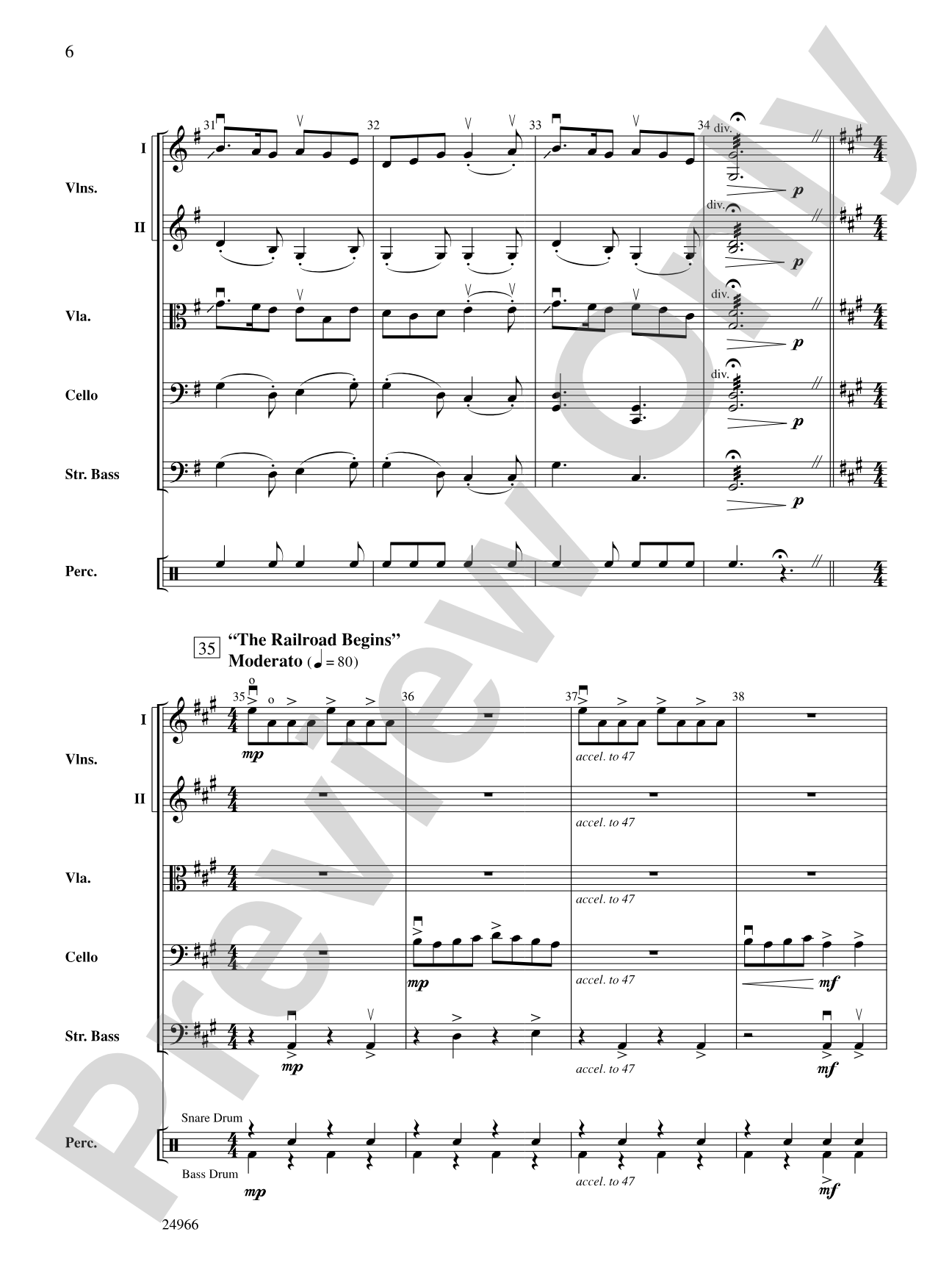 The Legend of Duffy's Cut: String Orchestra Conductor Score & Parts