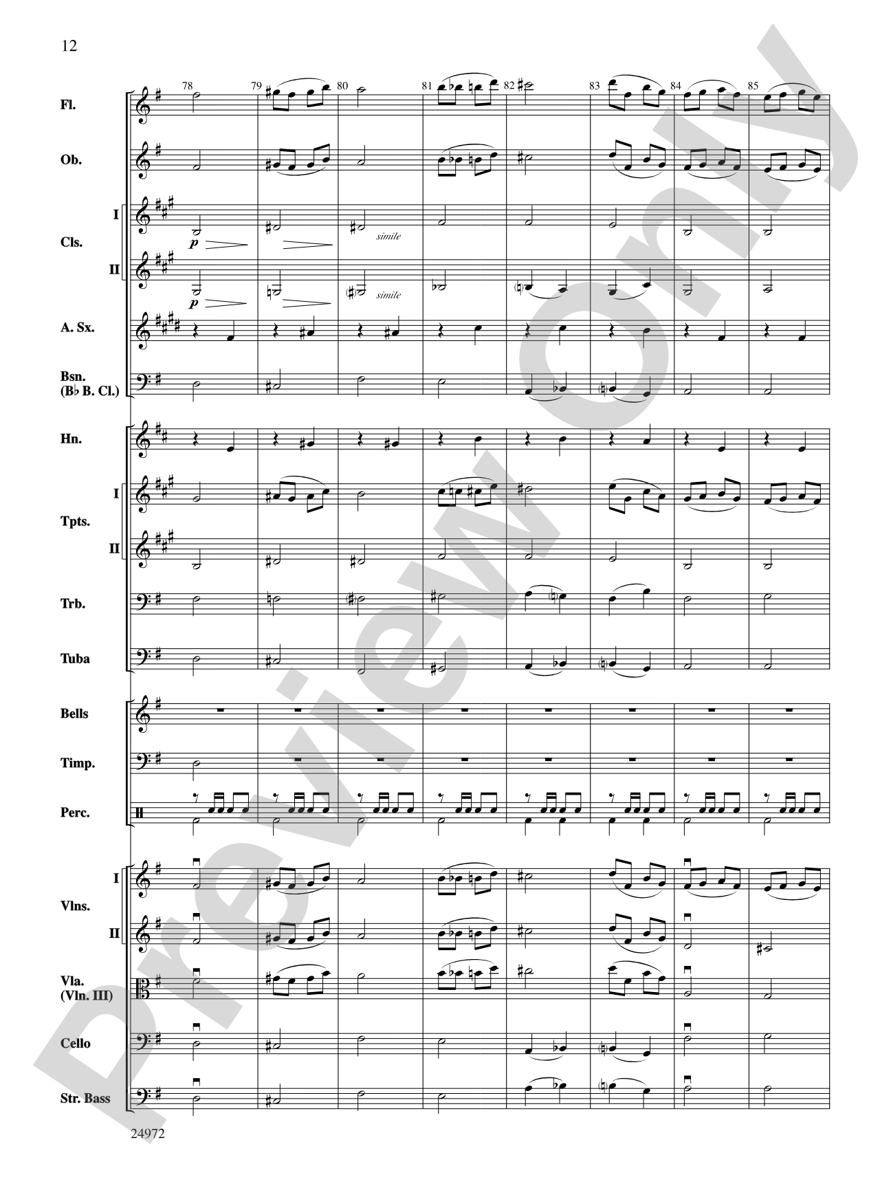 Rosamunde Overture: Full Orchestra Conductor Score & Parts