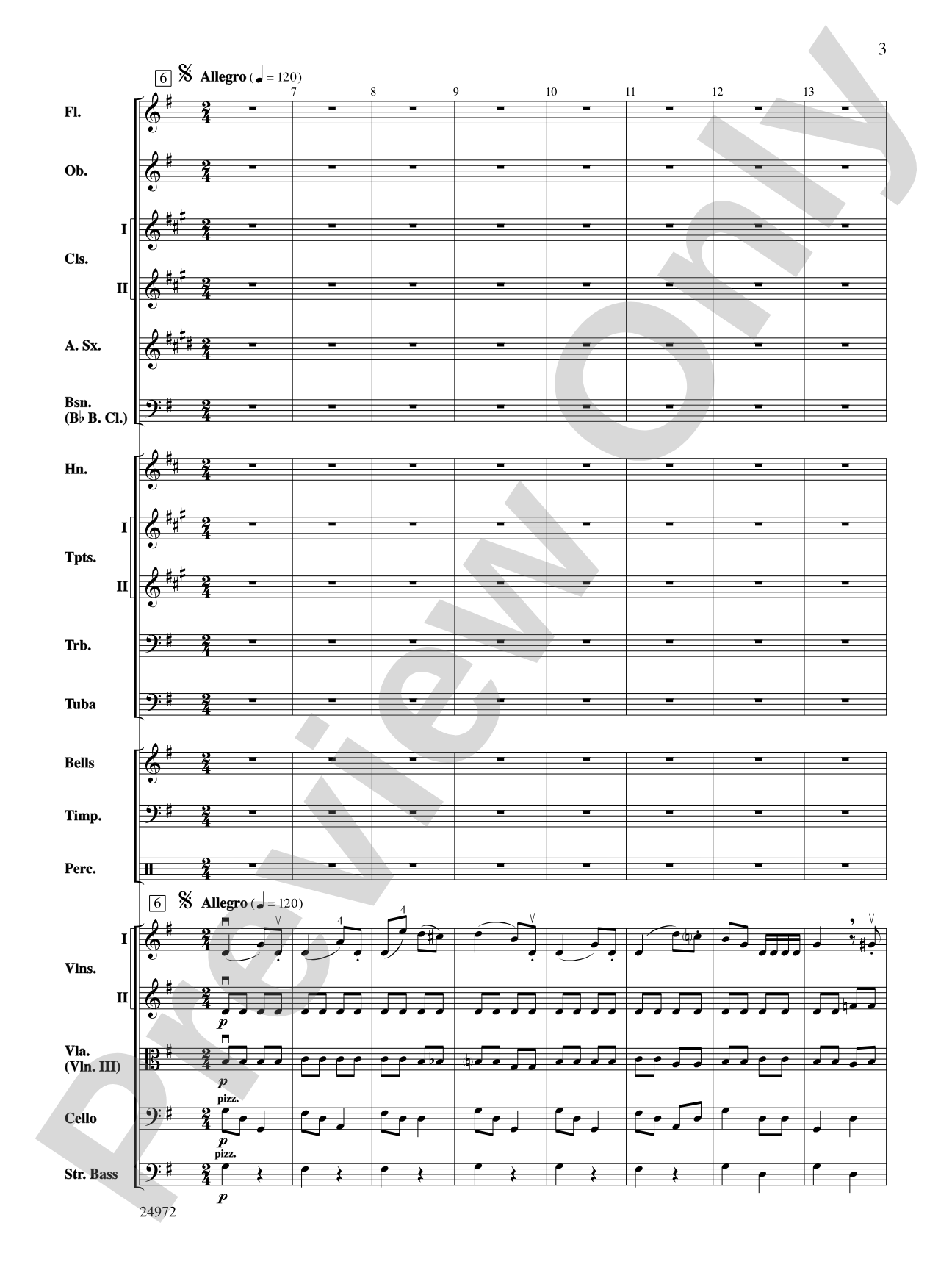 Rosamunde Overture: Full Orchestra Conductor Score & Parts