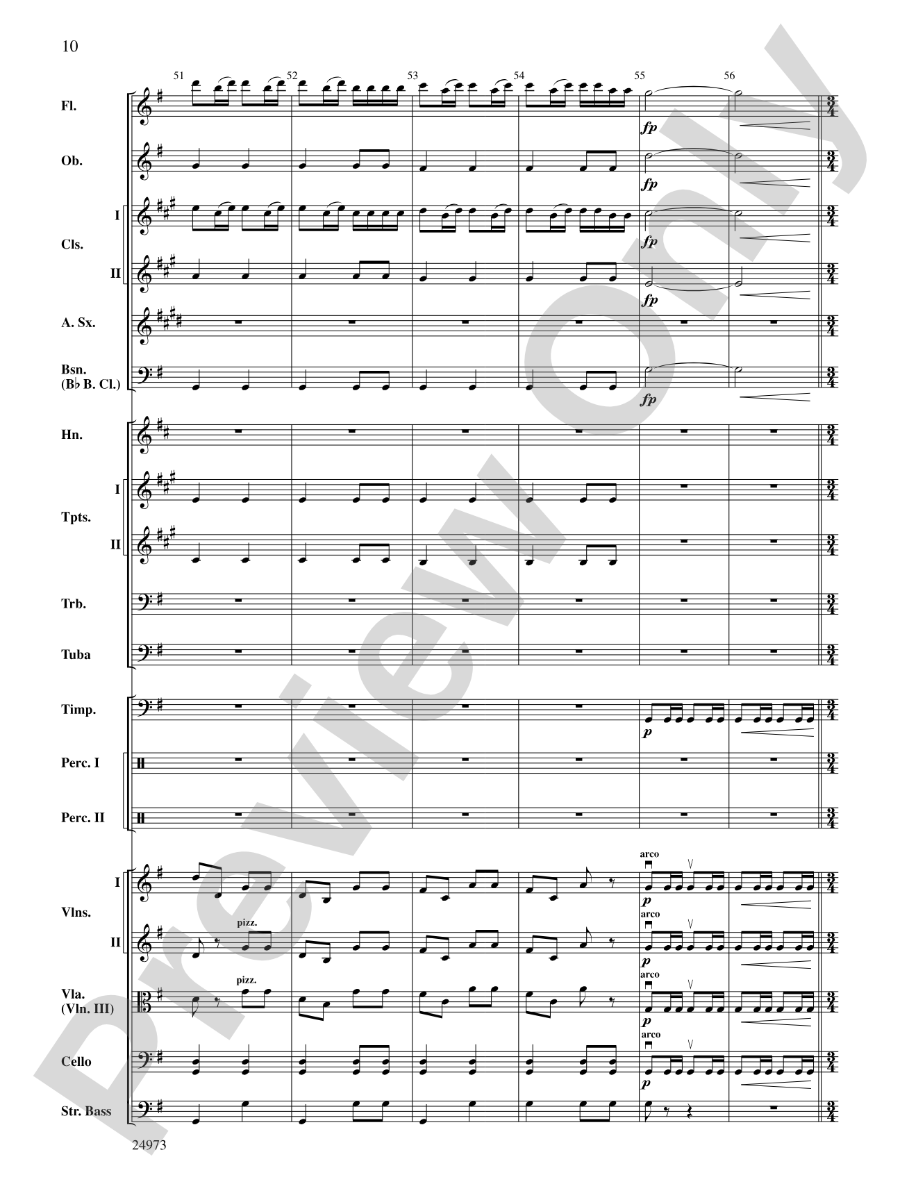 Capriccio Espagnol: Full Orchestra Conductor Score & Parts