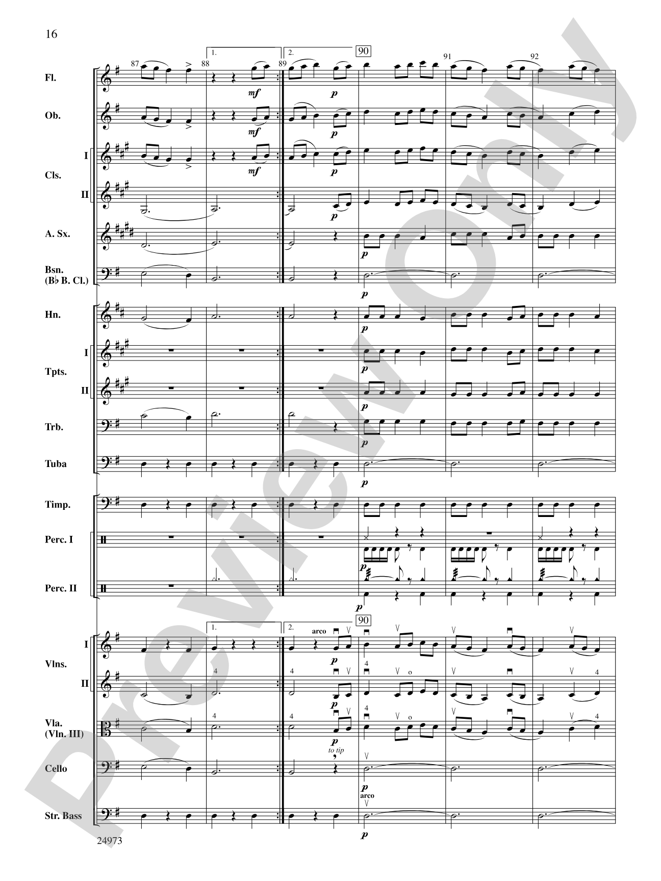 Capriccio Espagnol: Full Orchestra Conductor Score & Parts