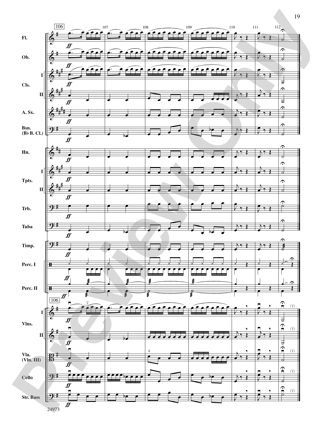 Capriccio Espagnol: Full Orchestra Conductor Score & Parts