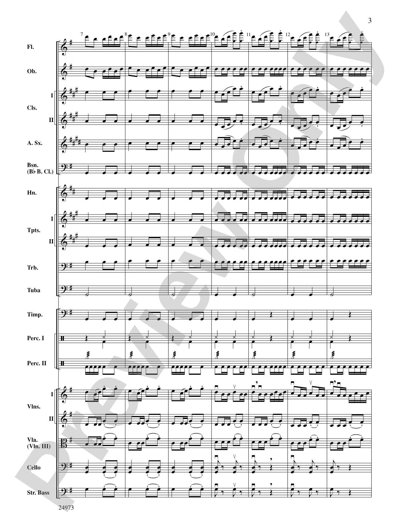 Capriccio Espagnol: Full Orchestra Conductor Score & Parts