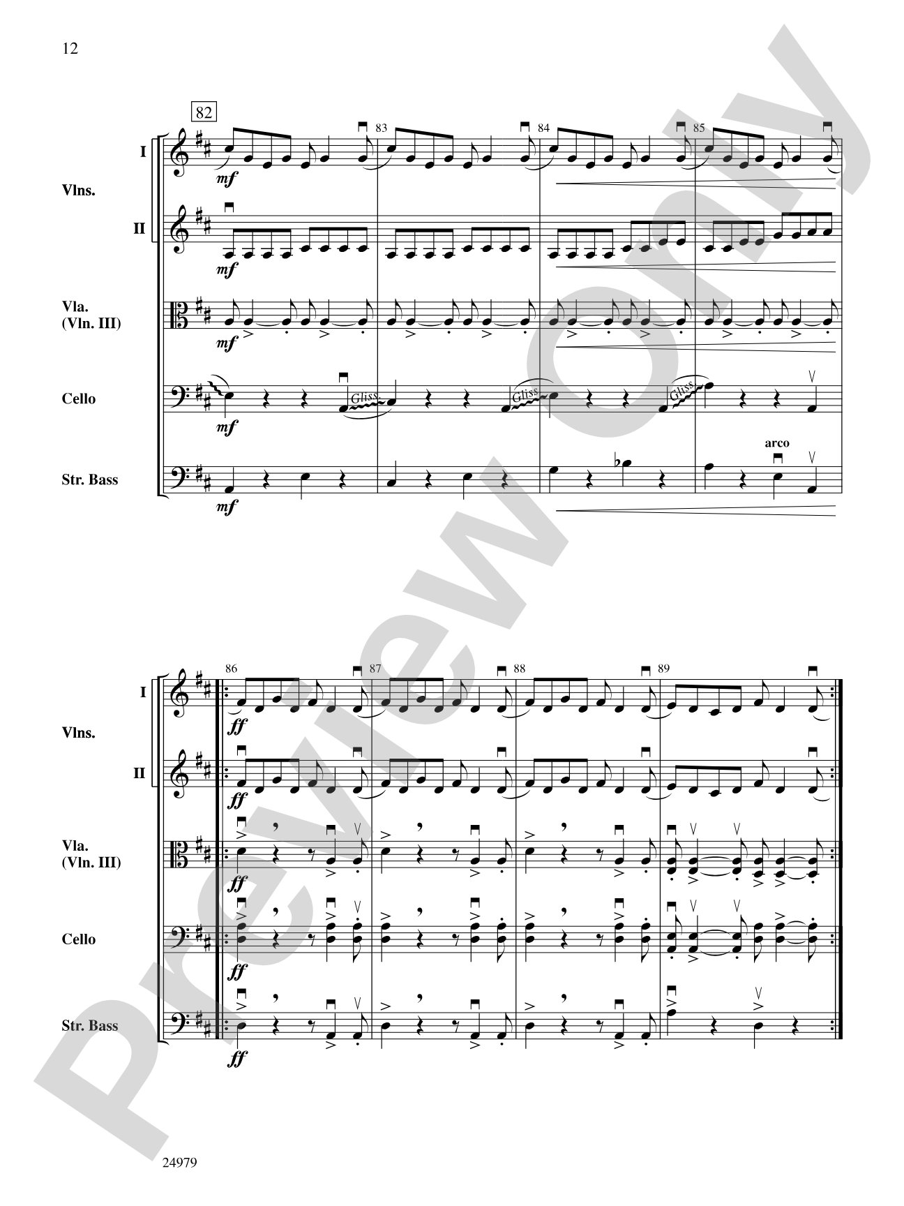 Music for a Found Harmonium: String Orchestra Conductor Score & Parts
