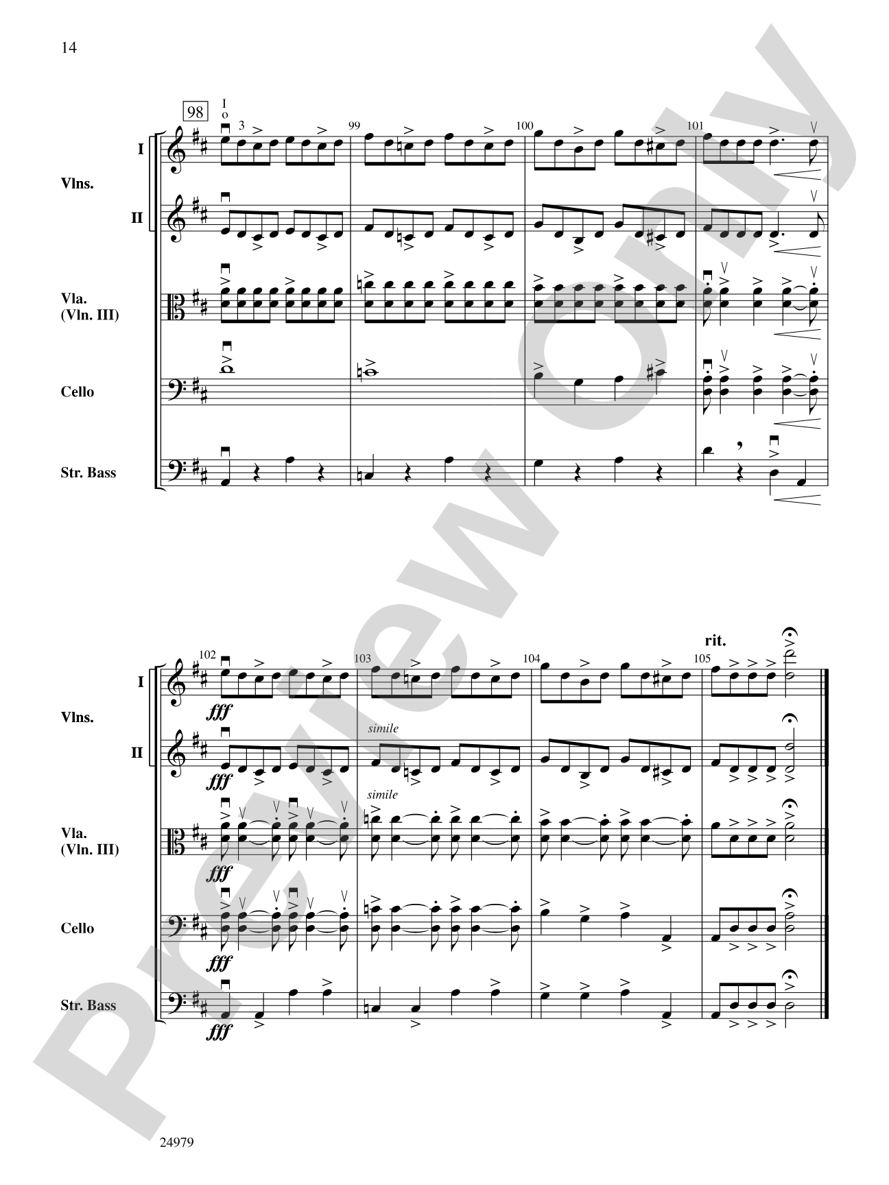 Music for a Found Harmonium: String Orchestra Conductor Score & Parts