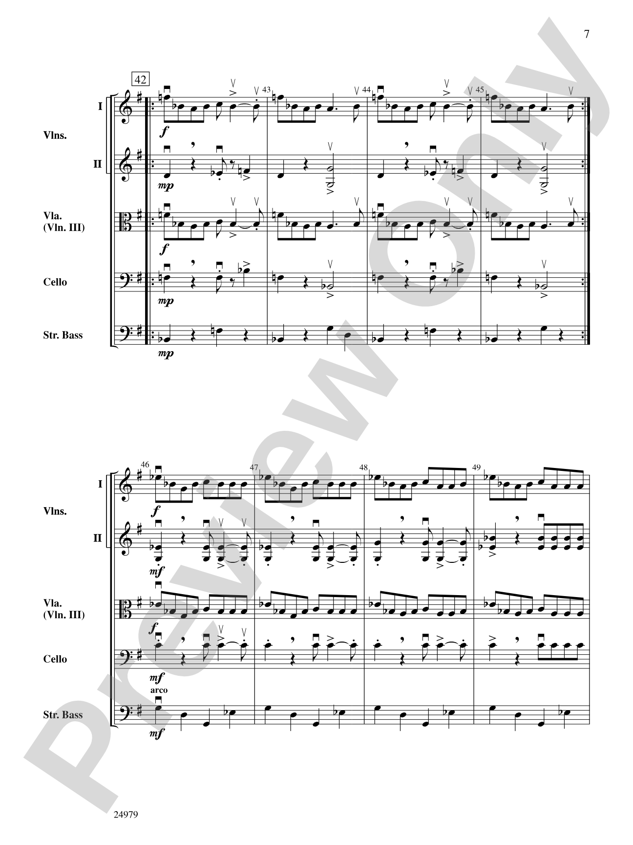 Music for a Found Harmonium: String Orchestra Conductor Score & Parts