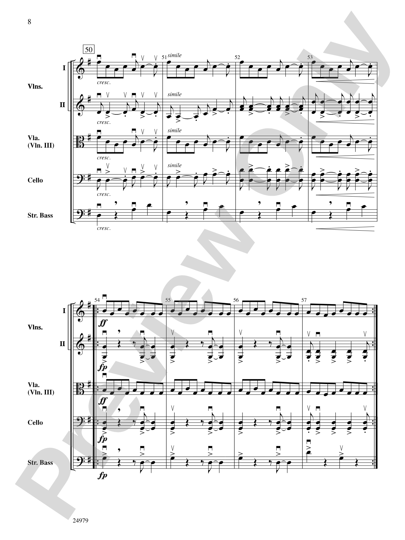 Music for a Found Harmonium: String Orchestra Conductor Score & Parts