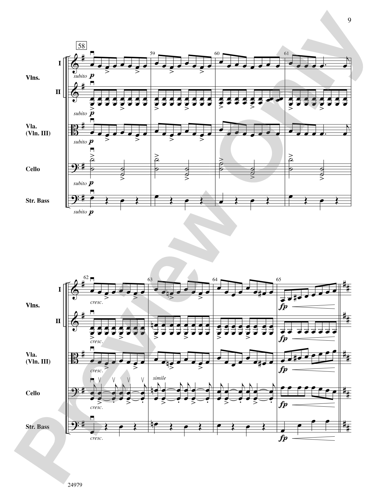 Music for a Found Harmonium: String Orchestra Conductor Score & Parts