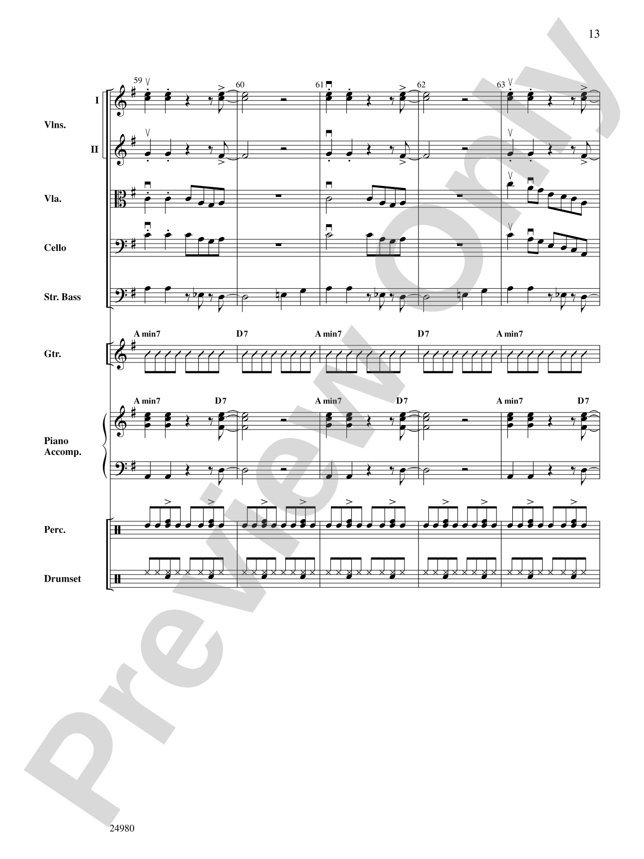 Puerto de Libertad (Port of Freedom): String Orchestra Conductor Score & Parts
