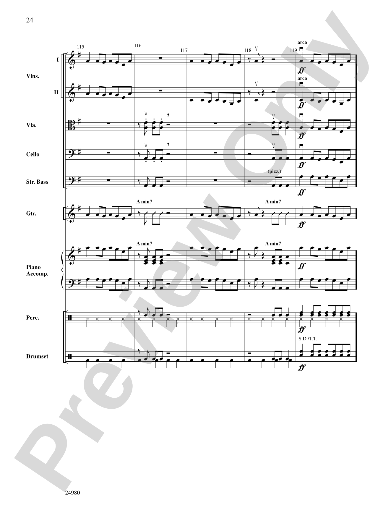 Puerto de Libertad (Port of Freedom): String Orchestra Conductor Score & Parts