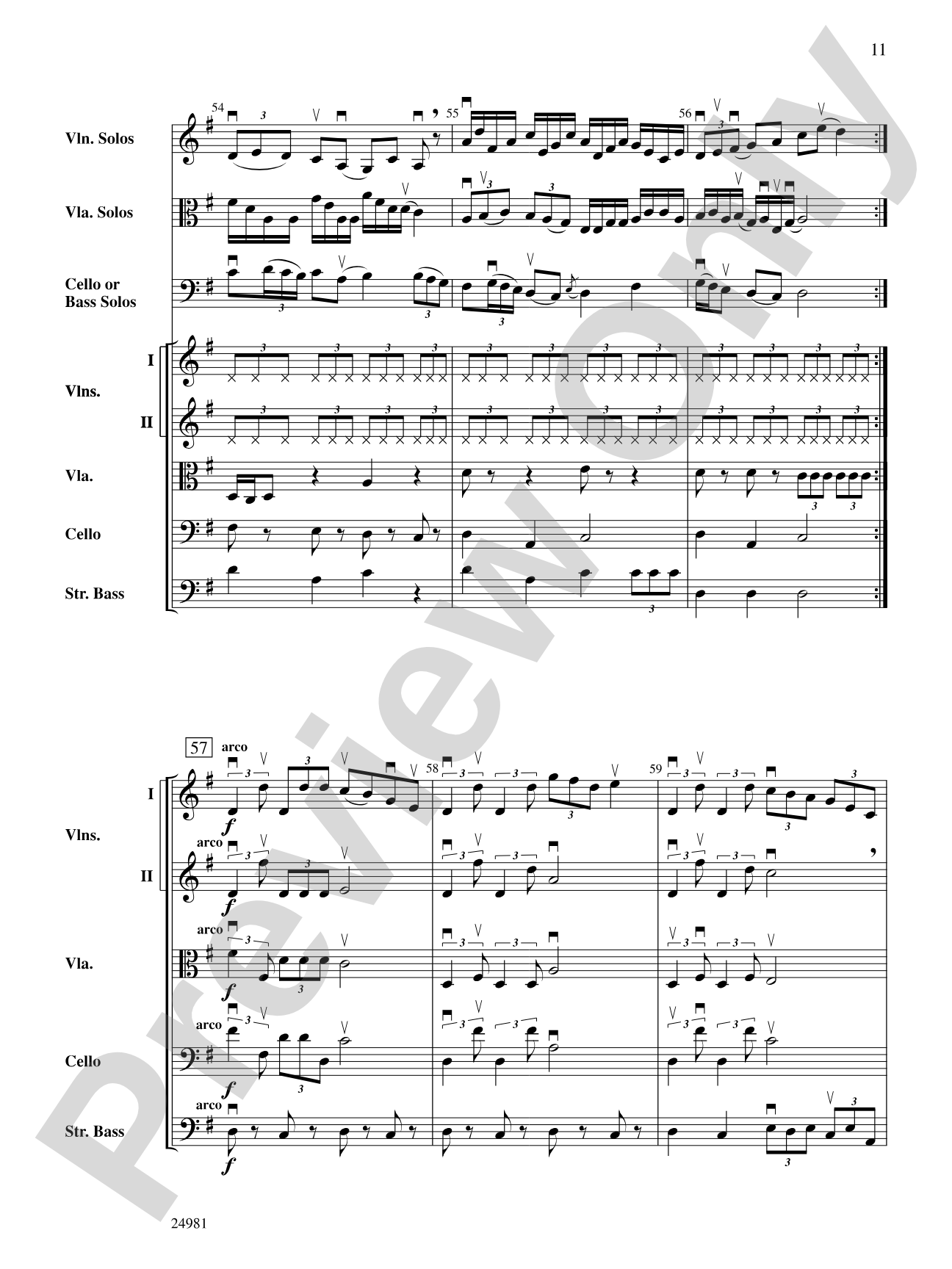 Midnight's Celtic Run: String Orchestra Conductor Score & Parts