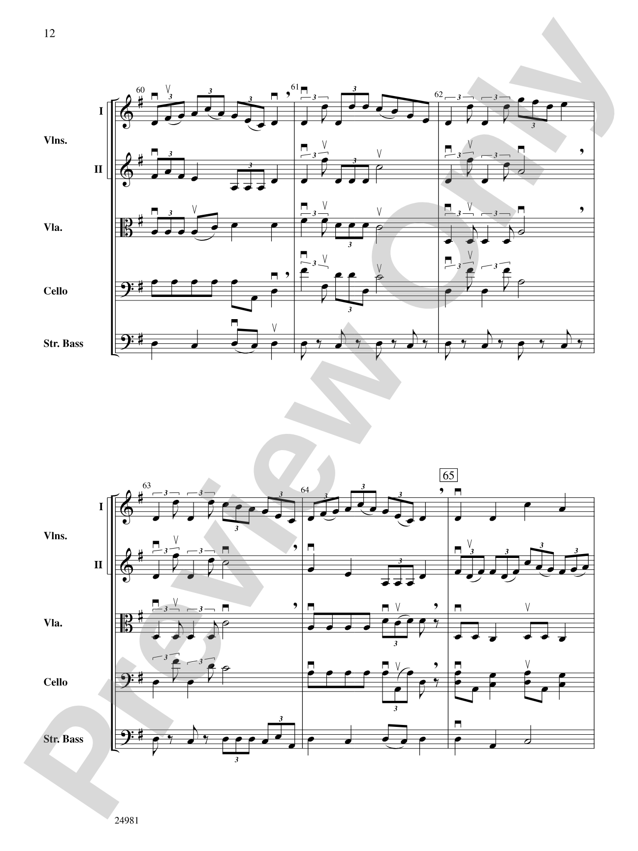 Midnight's Celtic Run: String Orchestra Conductor Score & Parts