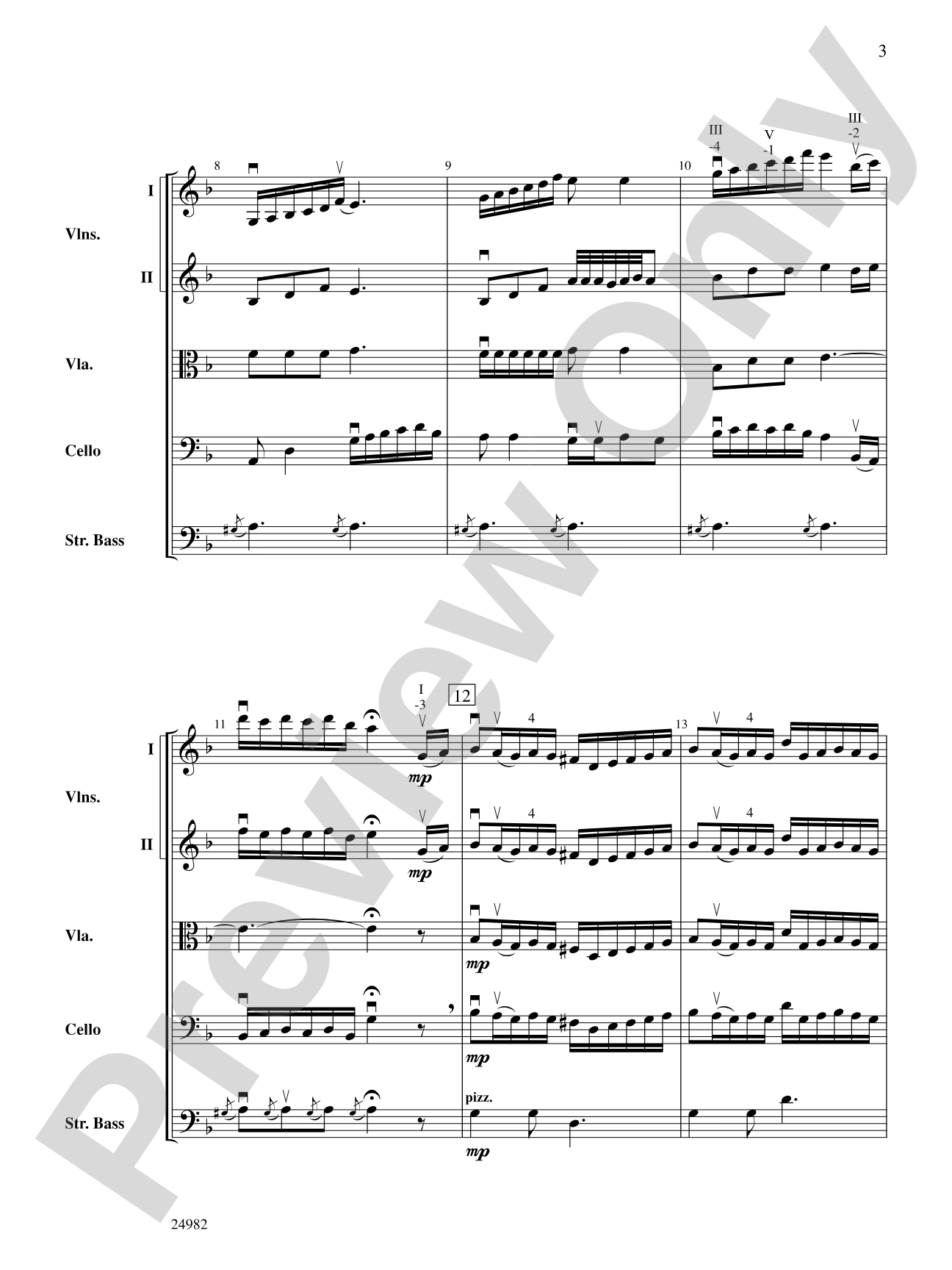 Folk Dance from Provence: String Orchestra Conductor Score & Parts