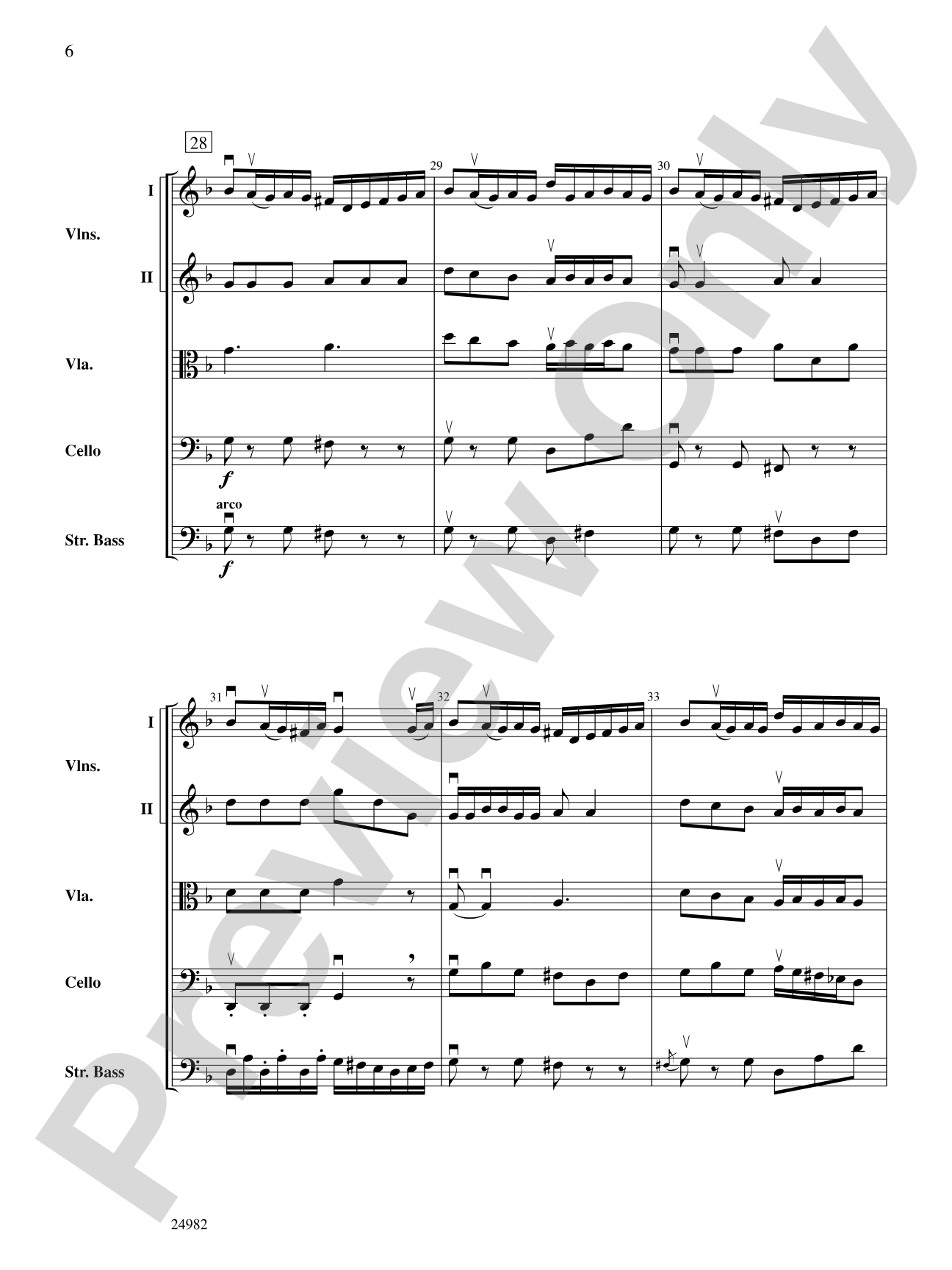 Folk Dance from Provence: String Orchestra Conductor Score & Parts