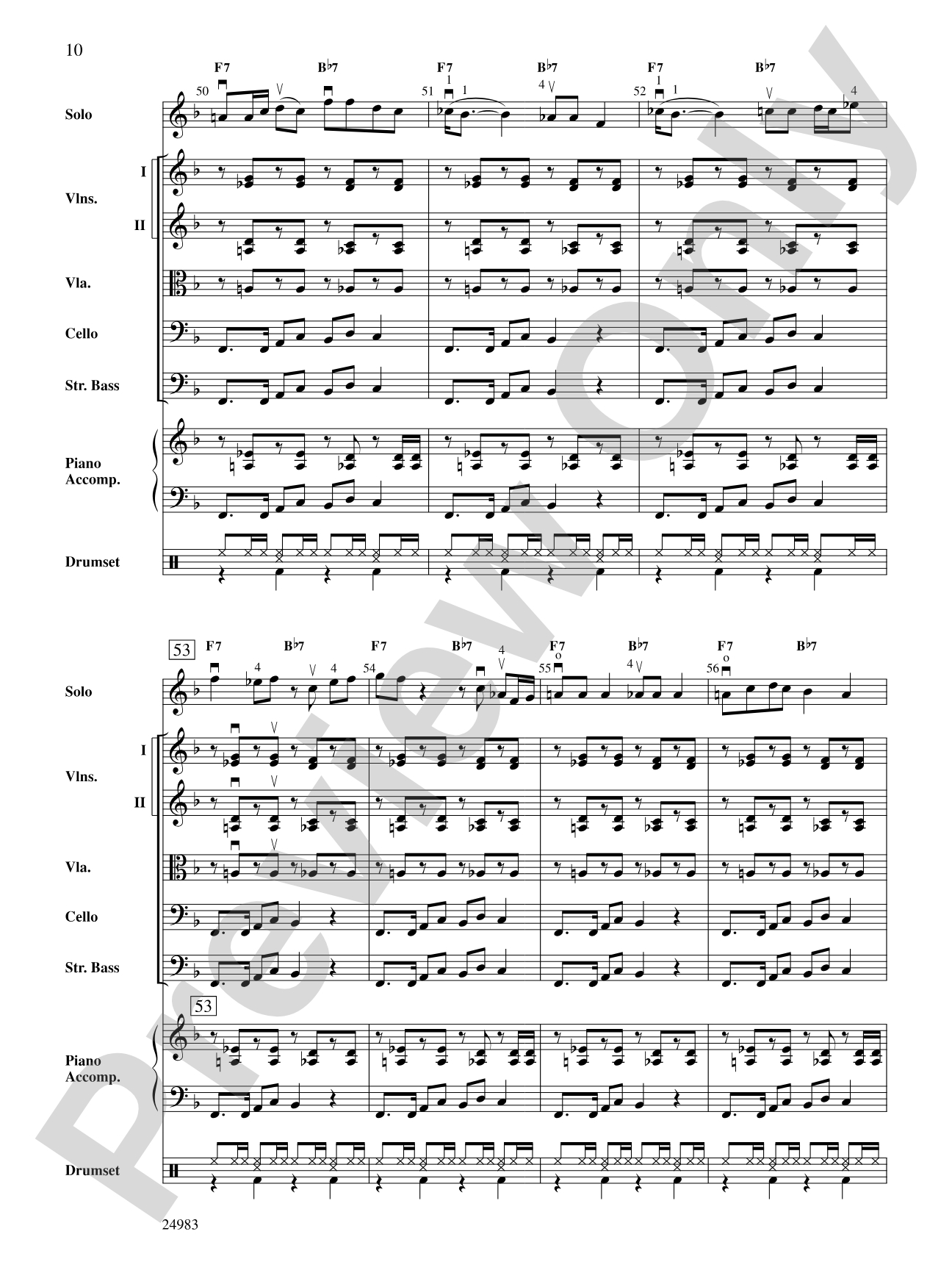 Reggae Jingle Bells: String Orchestra Conductor Score & Parts