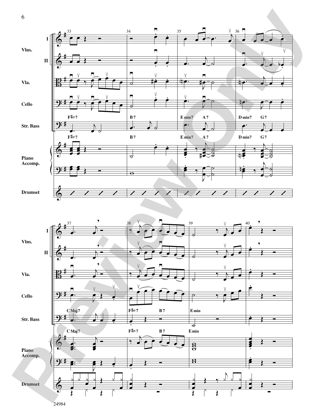 Bossa Verde: String Orchestra Conductor Score & Parts
