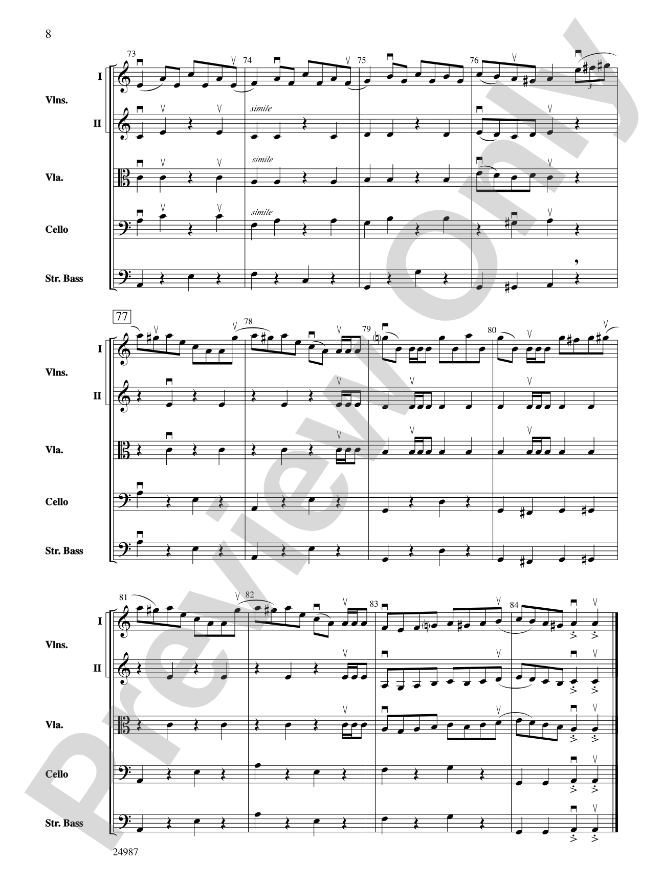 Tam Lyn: String Orchestra Conductor Score & Parts