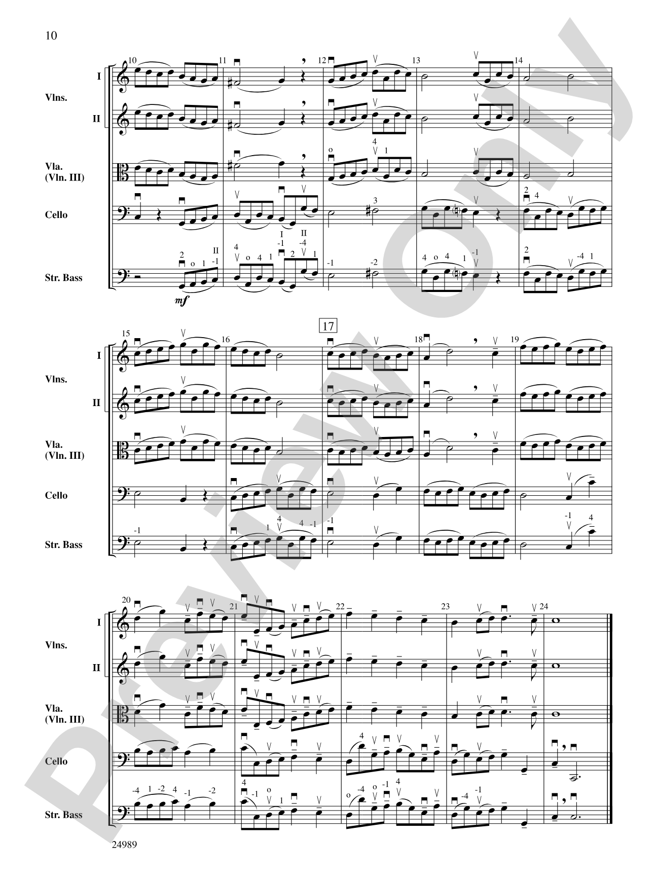 Belwin Beginning String Orchestra Kit #2: String Orchestra Conductor Score & Parts