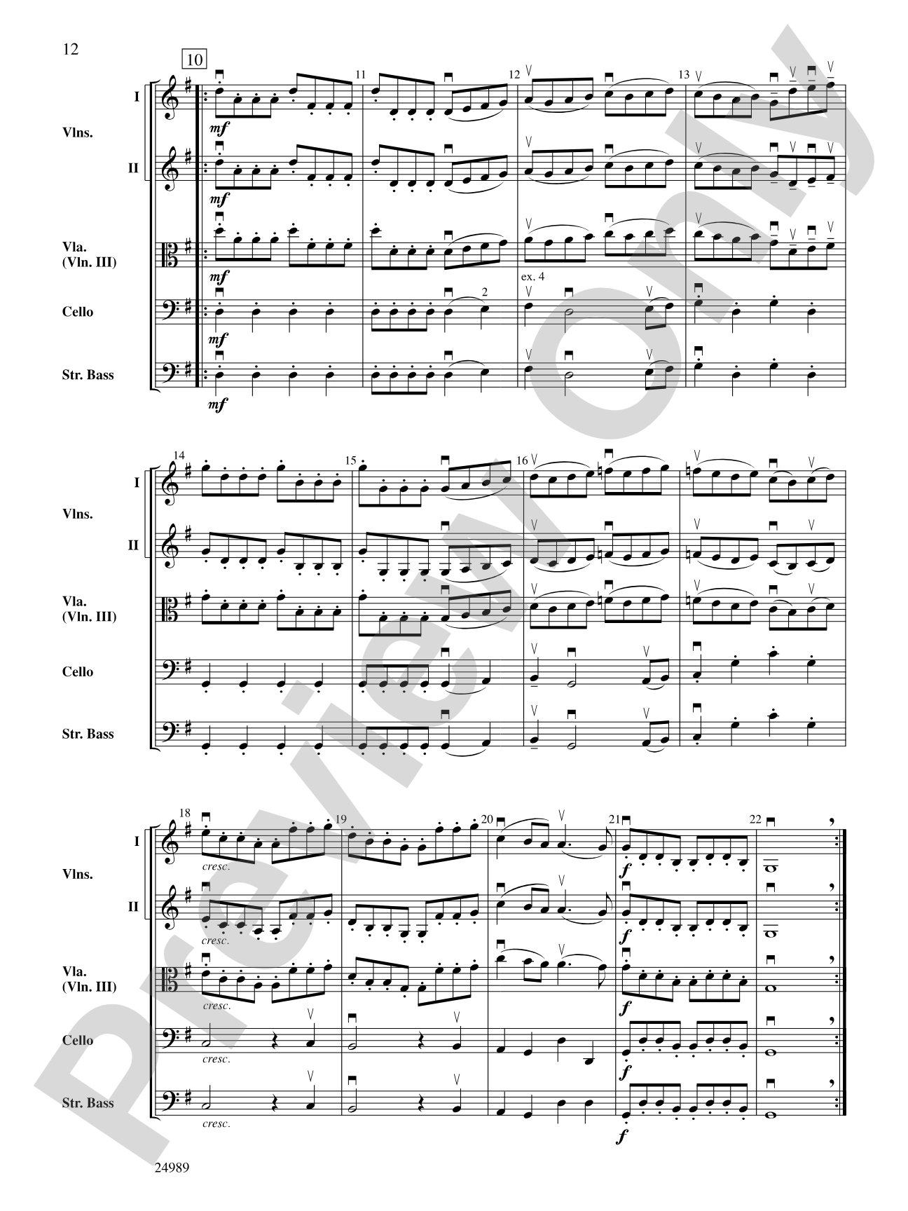 Belwin Beginning String Orchestra Kit #2: String Orchestra Conductor Score & Parts