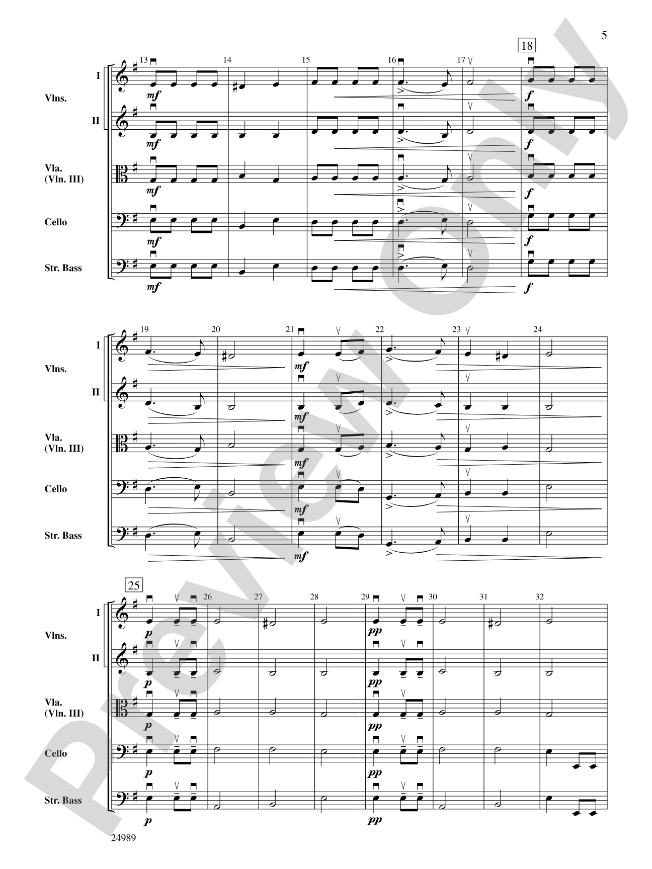 Belwin Beginning String Orchestra Kit #2: String Orchestra Conductor Score & Parts