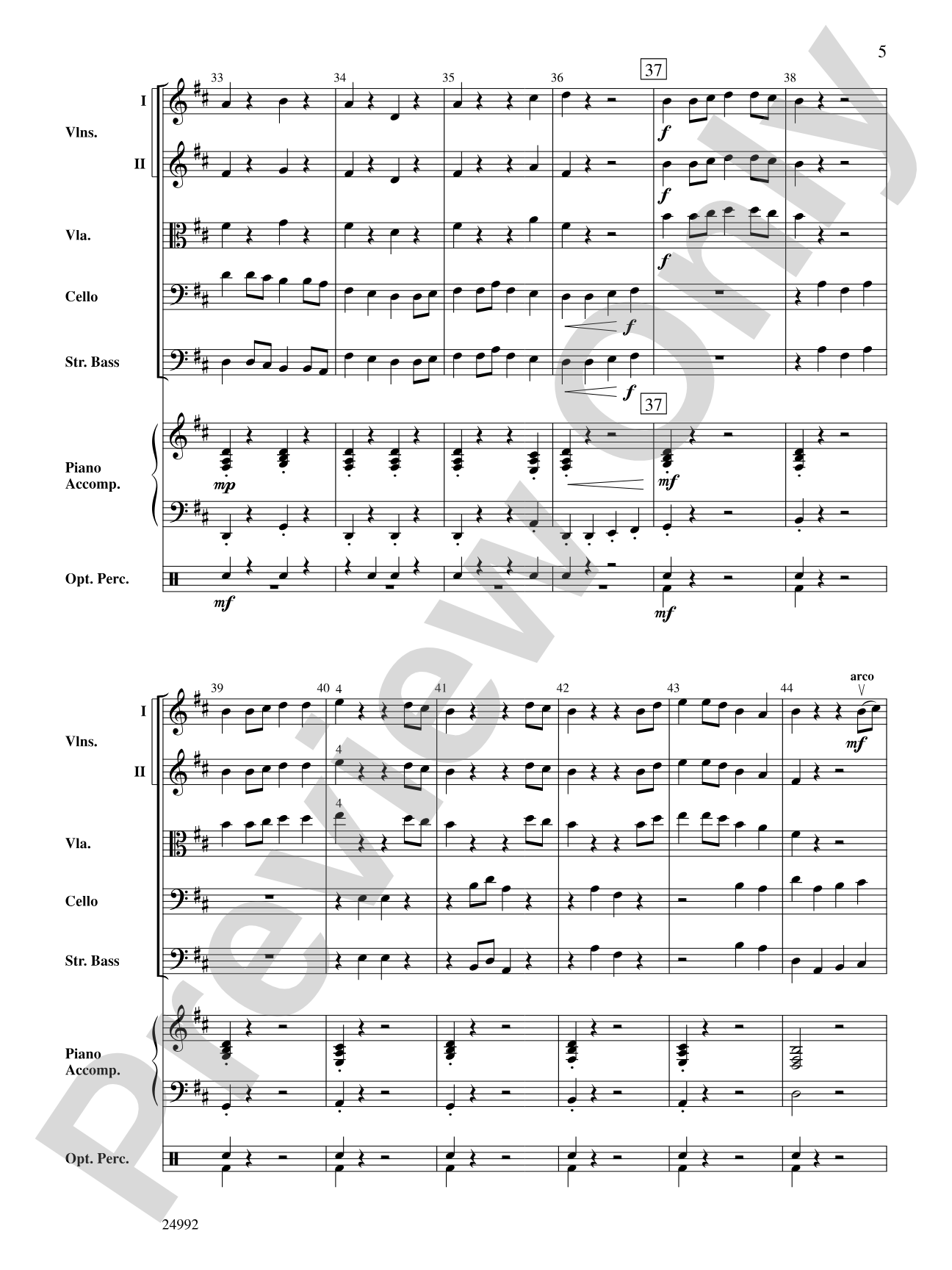 March of the Mathemagicians: String Orchestra Conductor Score & Parts