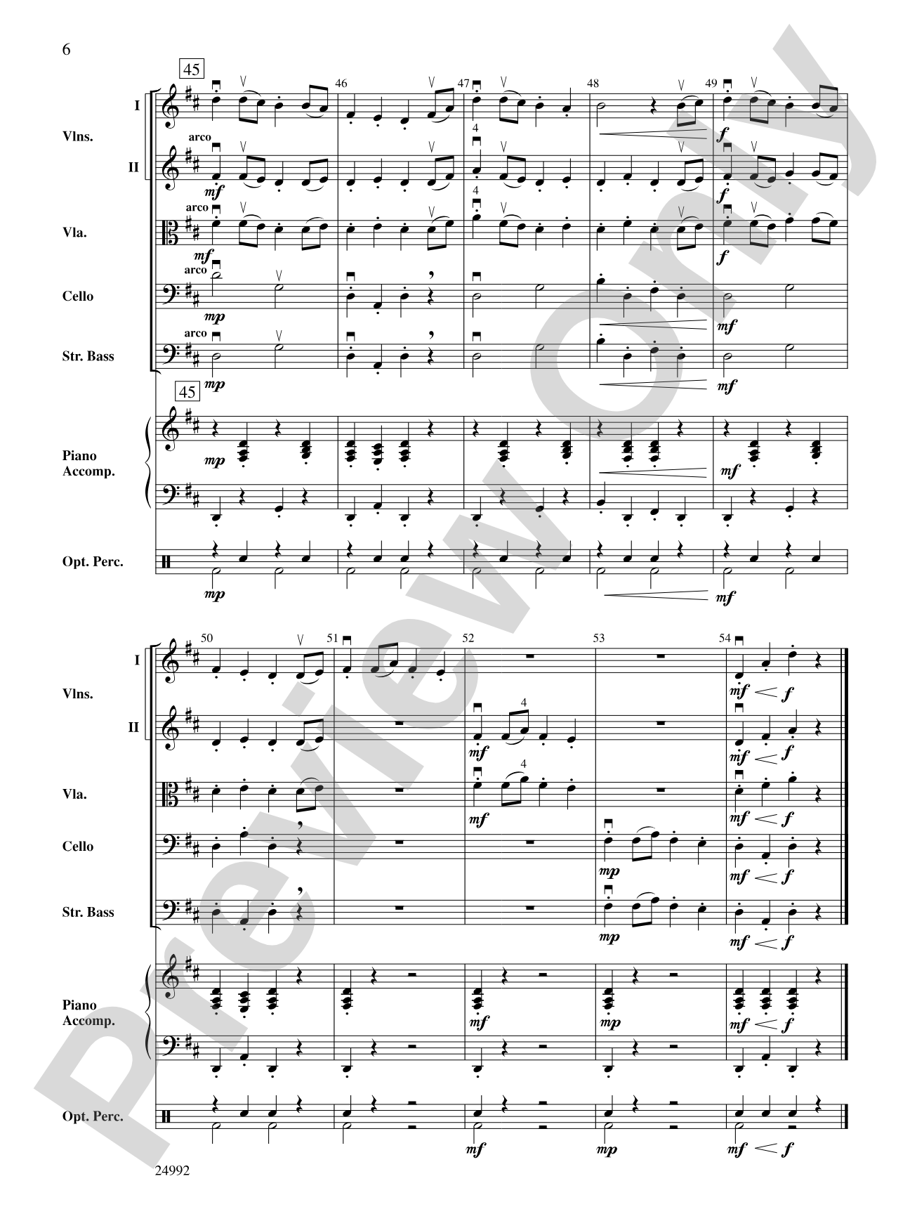 March of the Mathemagicians: String Orchestra Conductor Score & Parts