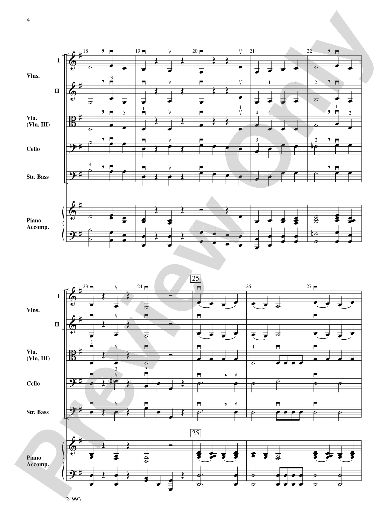 There Stands a Little Man: String Orchestra Conductor Score & Parts