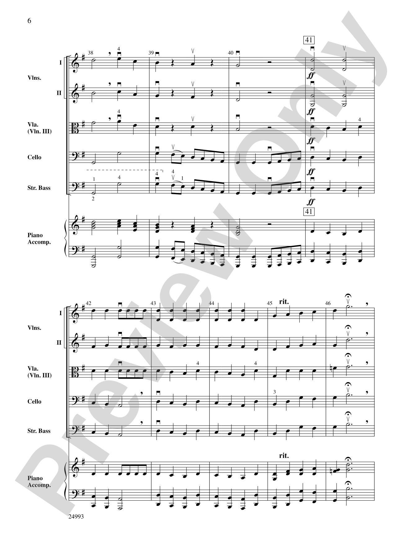 There Stands a Little Man: String Orchestra Conductor Score & Parts