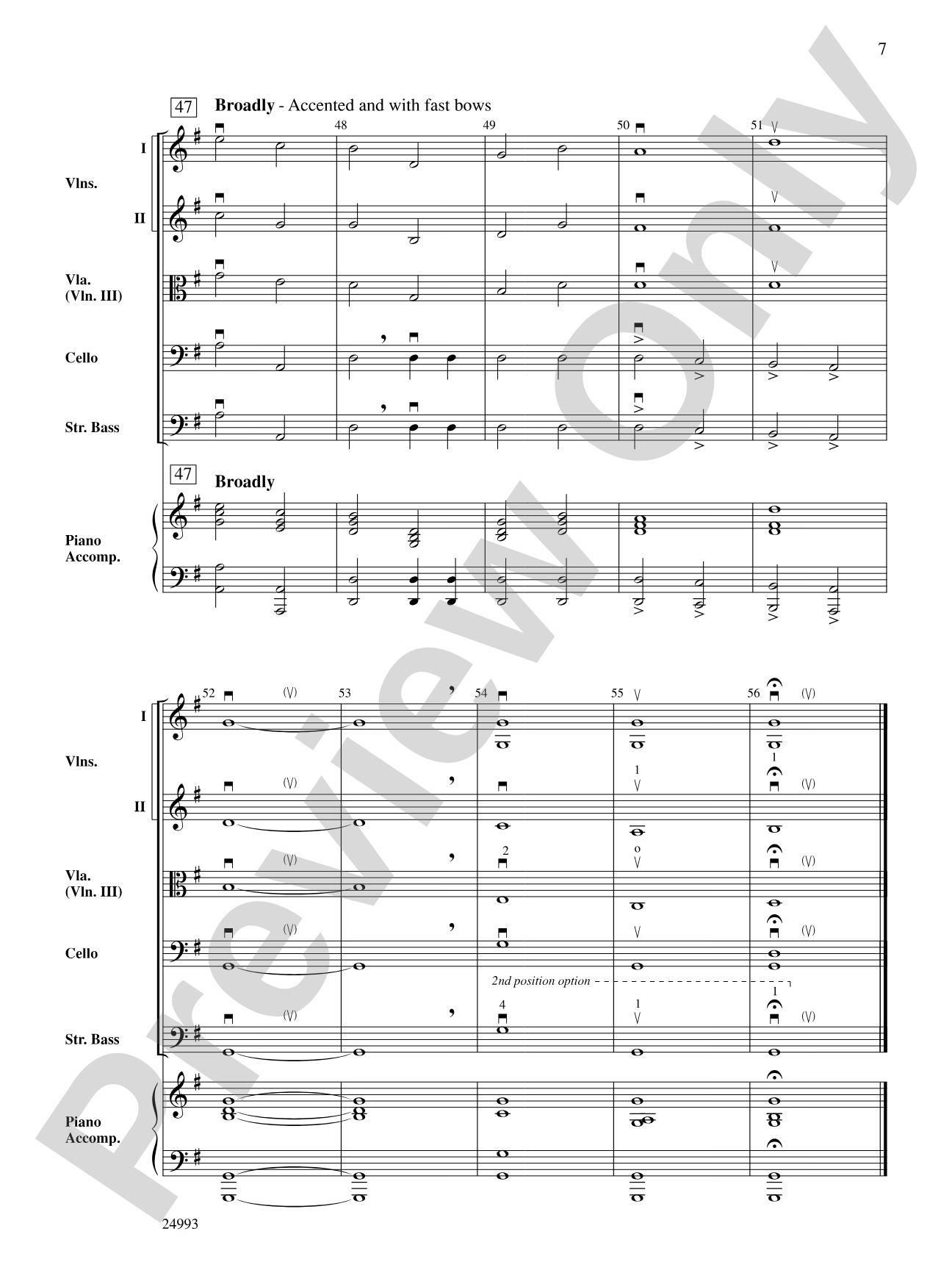There Stands a Little Man: String Orchestra Conductor Score & Parts