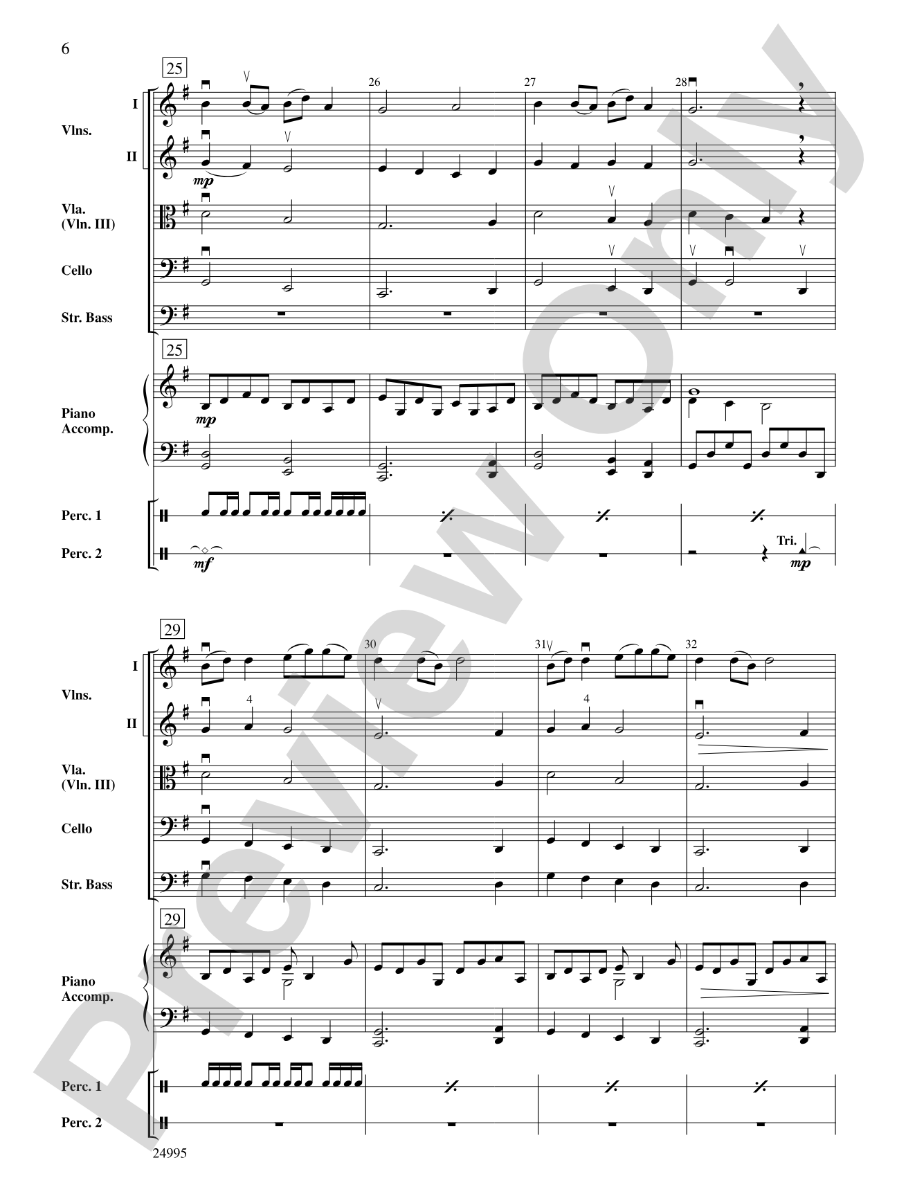 Jasmine Flower: String Orchestra Conductor Score & Parts