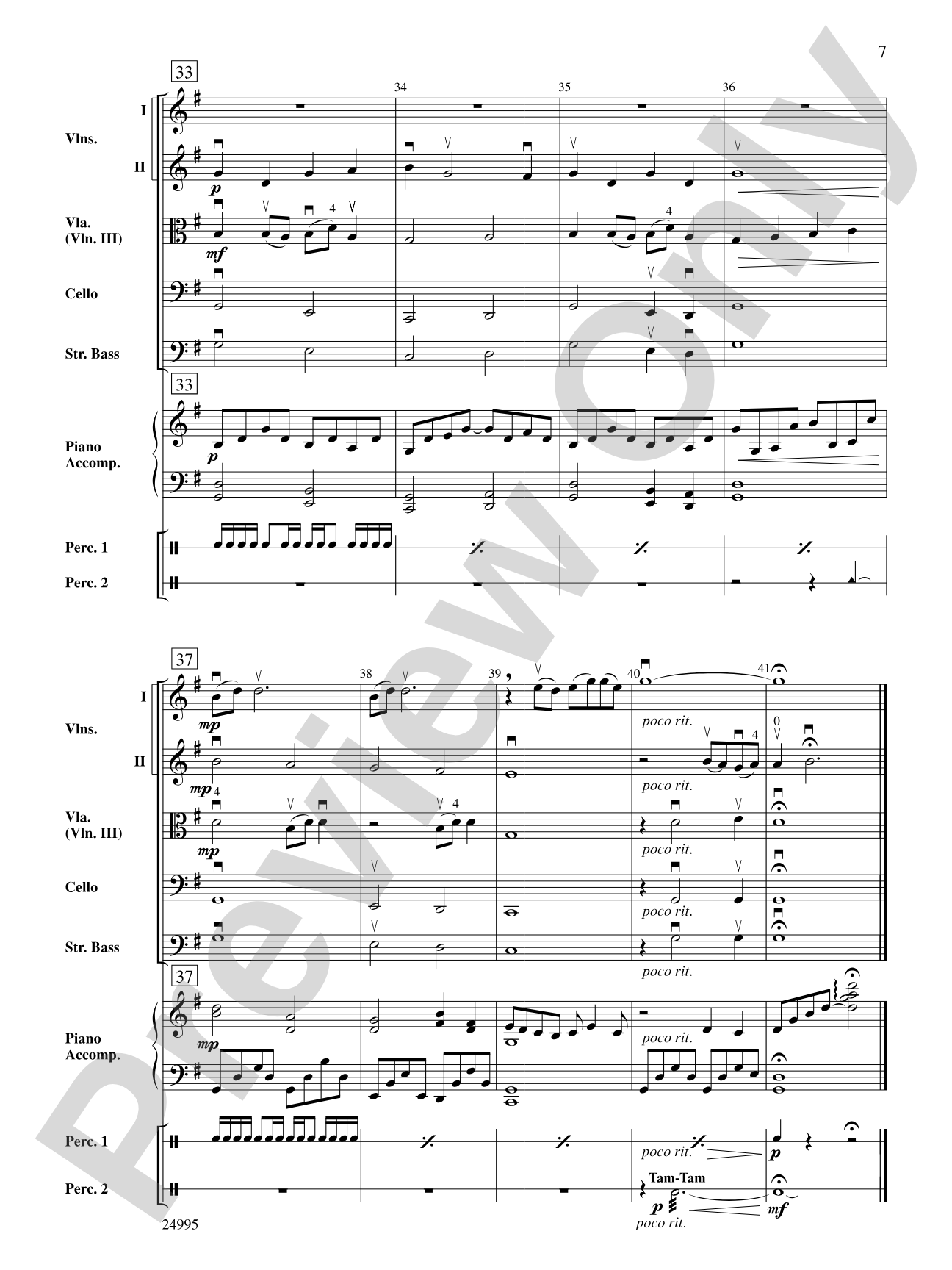 Jasmine Flower: String Orchestra Conductor Score & Parts