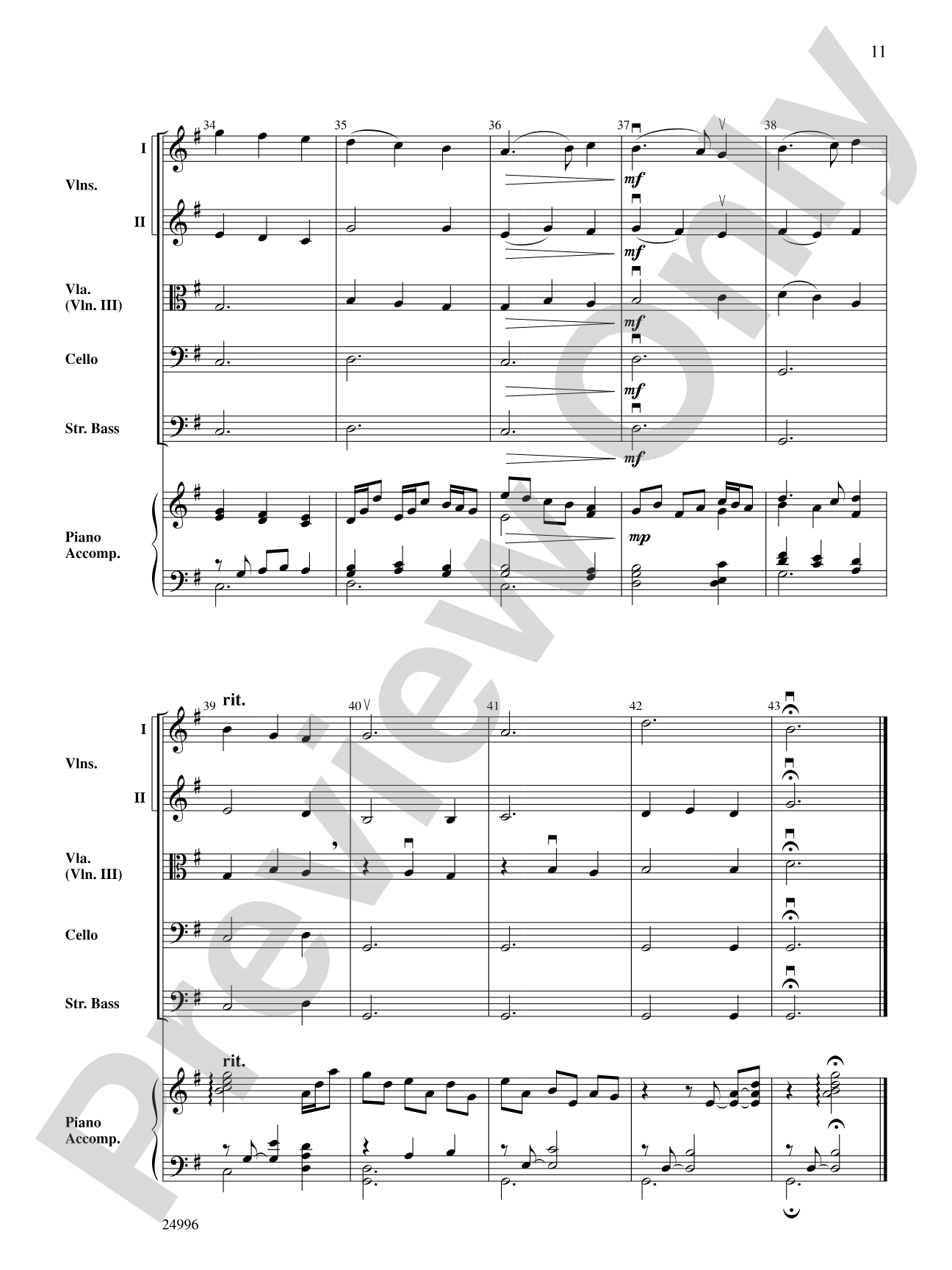 Highlands Suite: String Orchestra Conductor Score & Parts