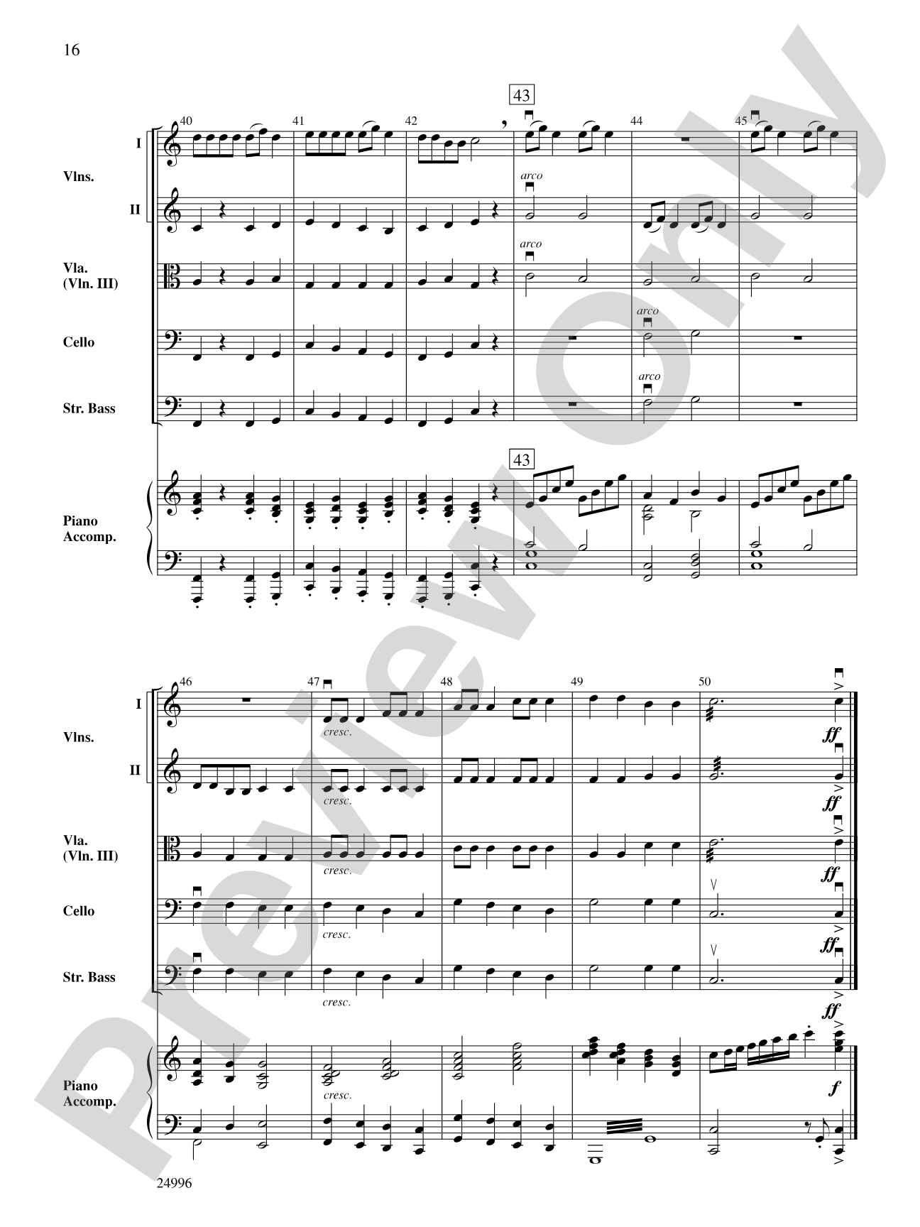 Highlands Suite: String Orchestra Conductor Score & Parts