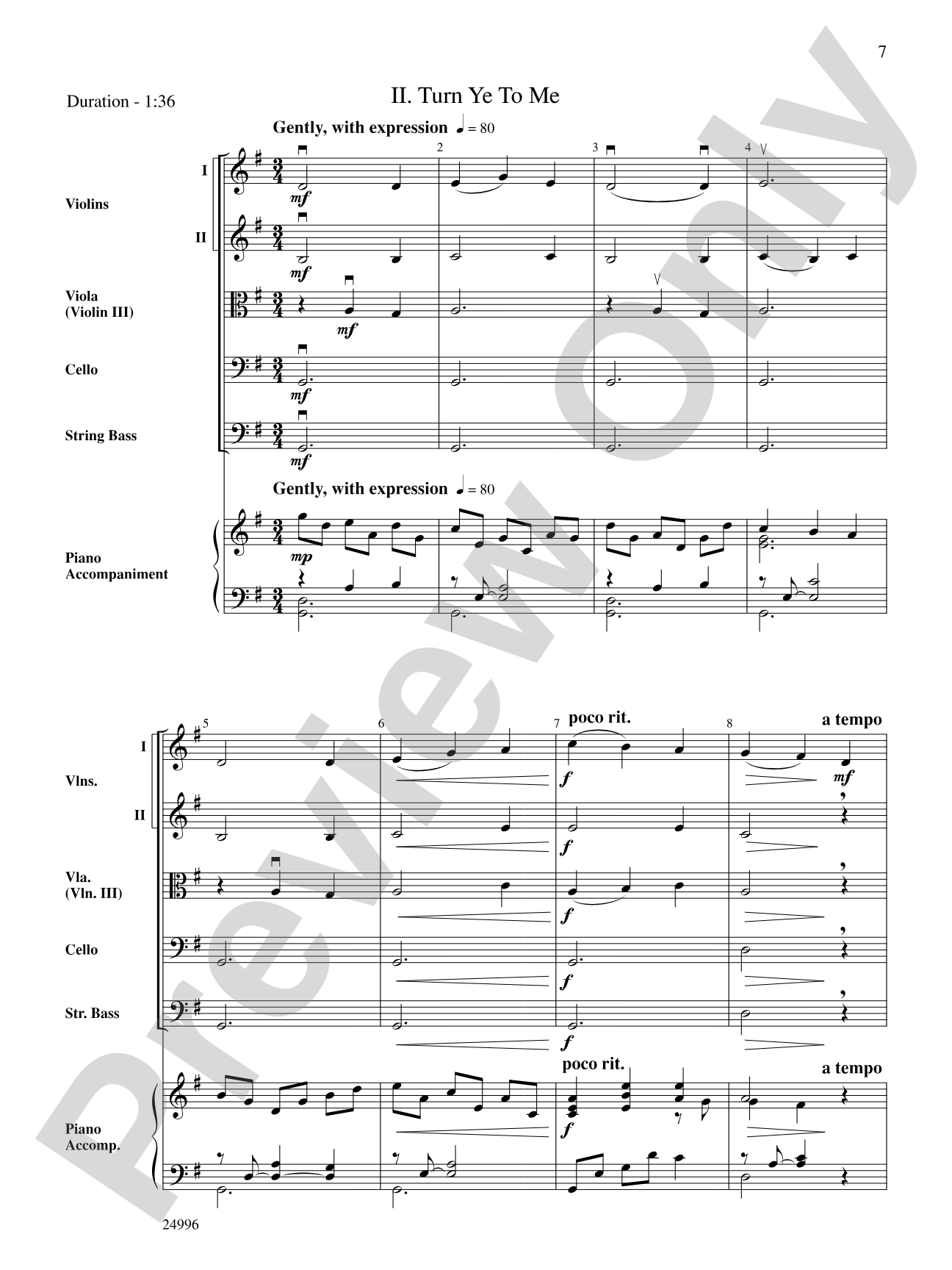 Highlands Suite: String Orchestra Conductor Score & Parts