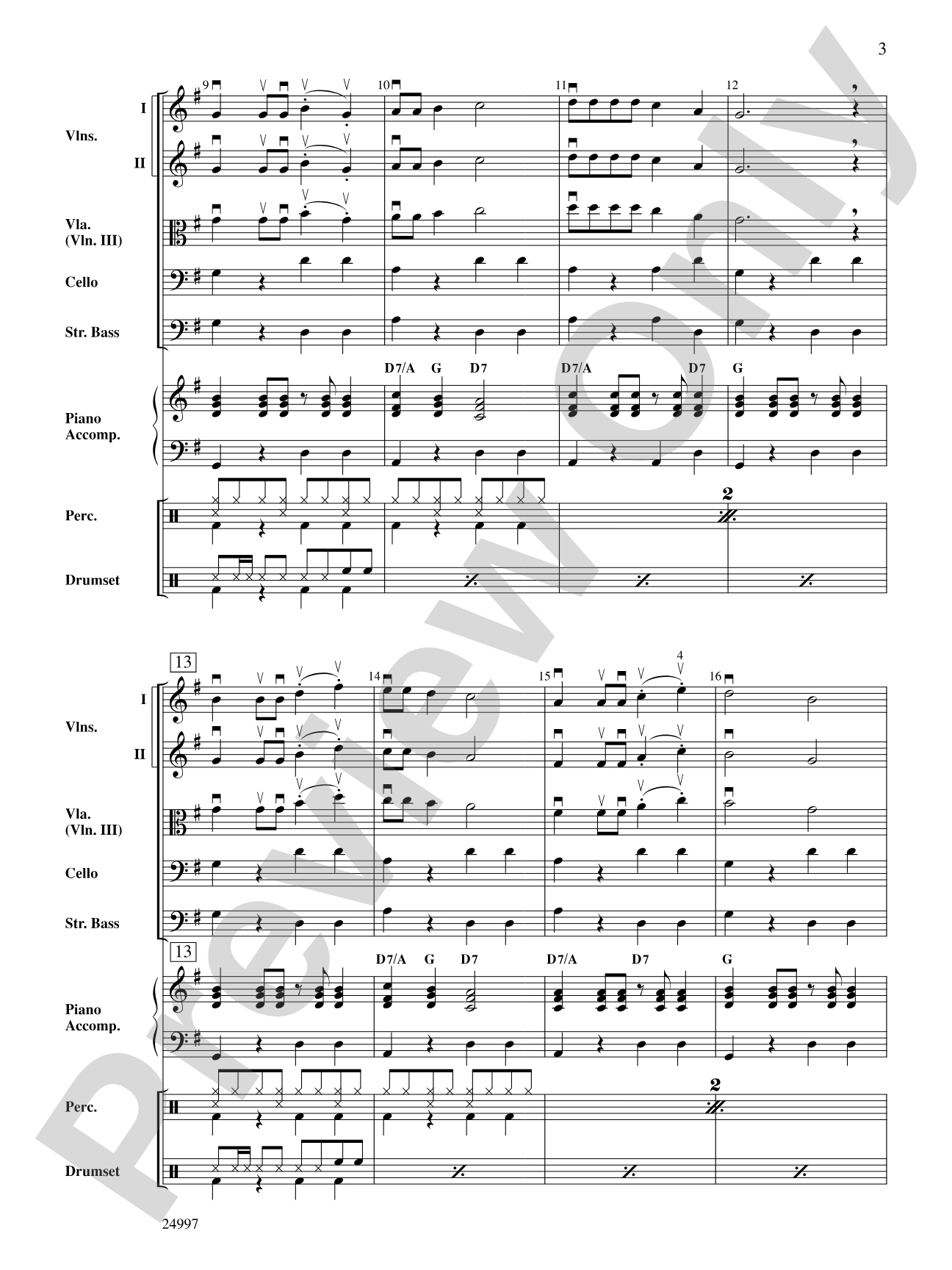 Caribbean Delight: String Orchestra Conductor Score & Parts