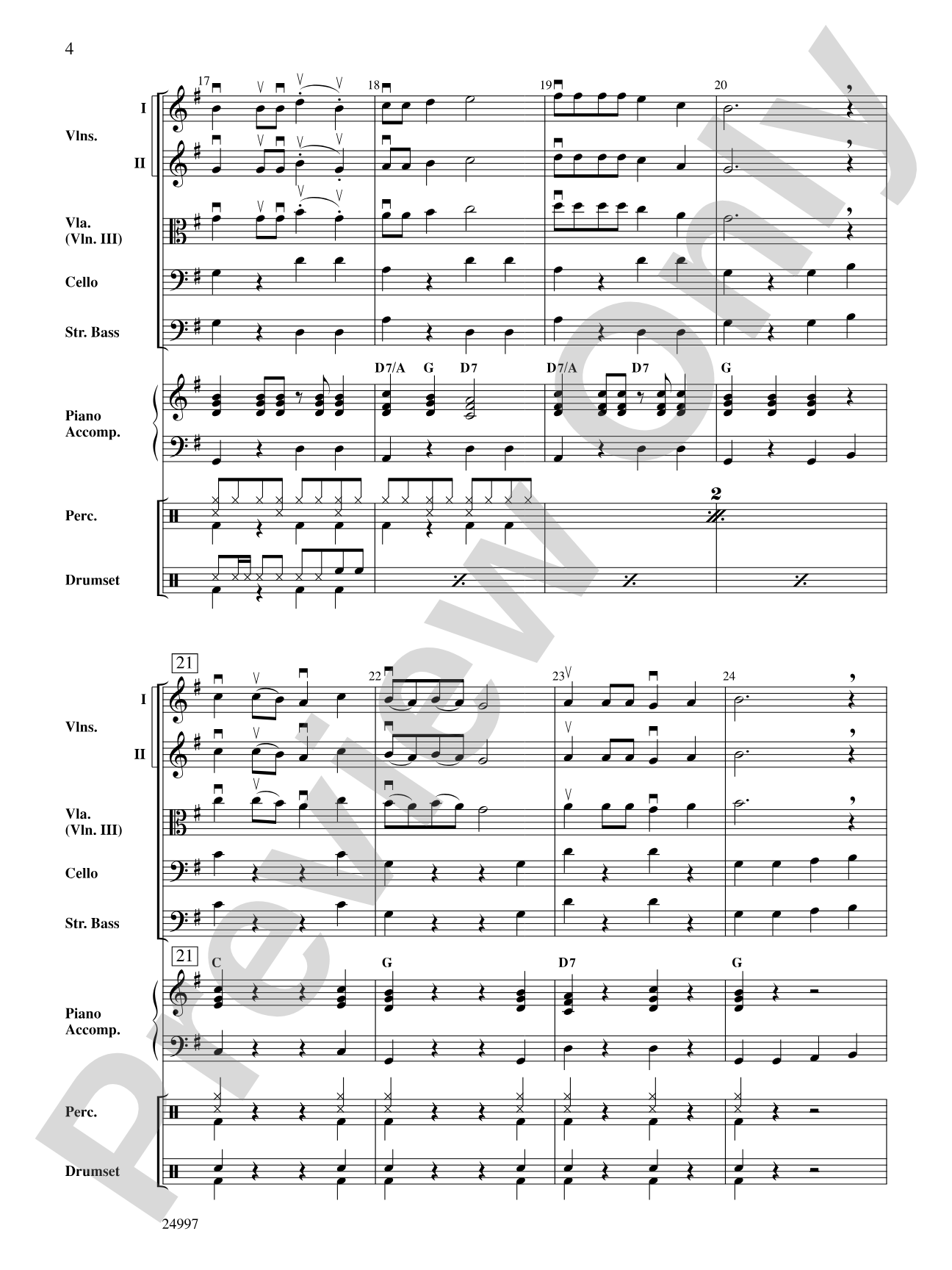 Caribbean Delight: String Orchestra Conductor Score & Parts
