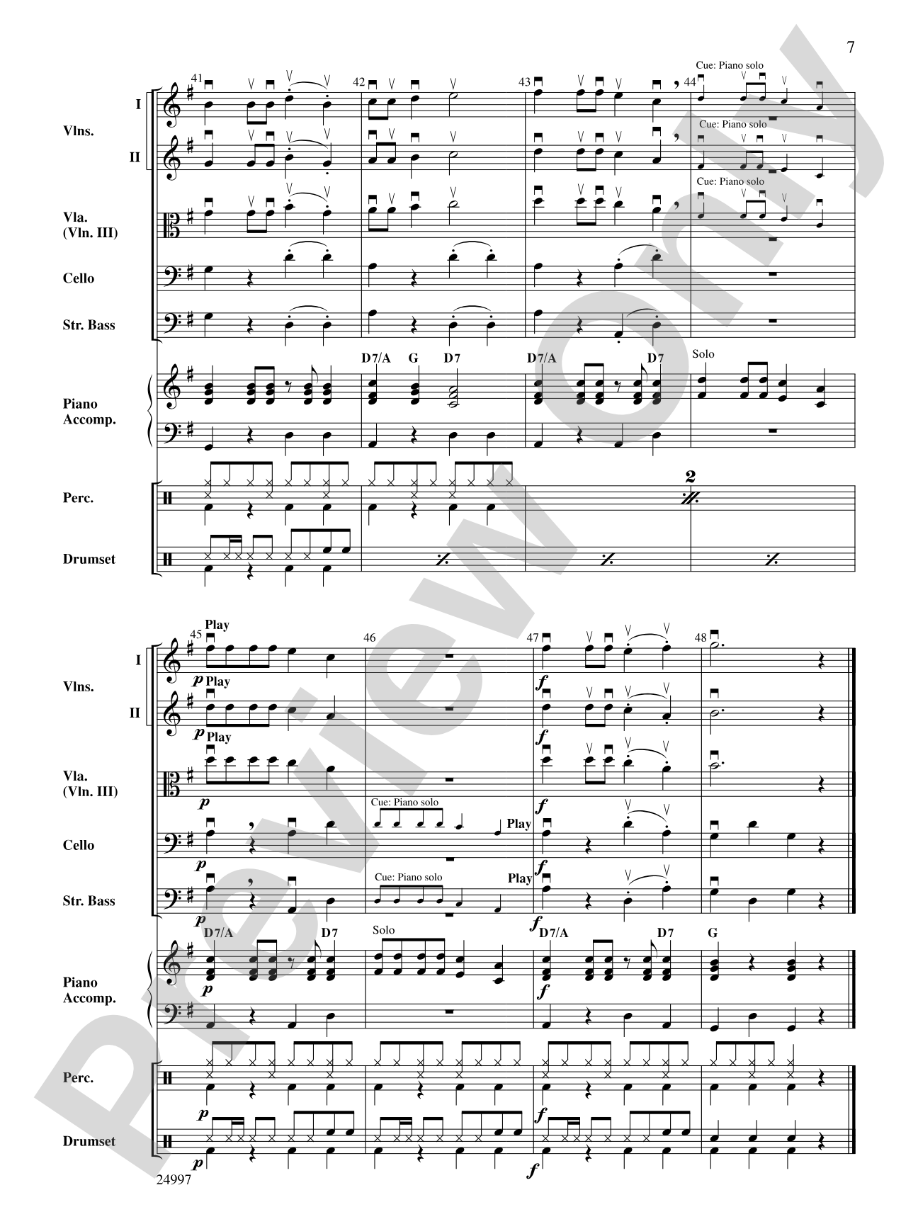 Caribbean Delight: String Orchestra Conductor Score & Parts