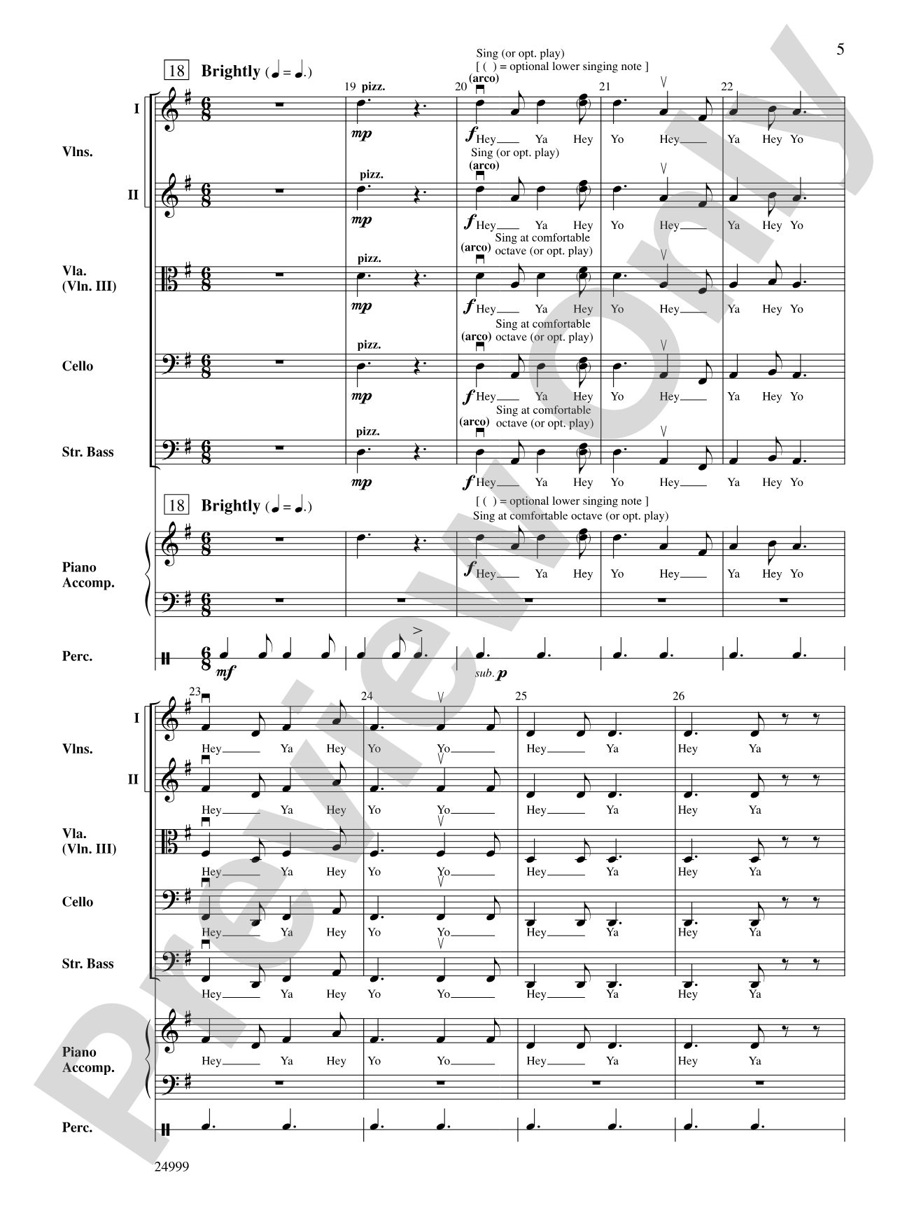Wood That Sings: String Orchestra Conductor Score & Parts