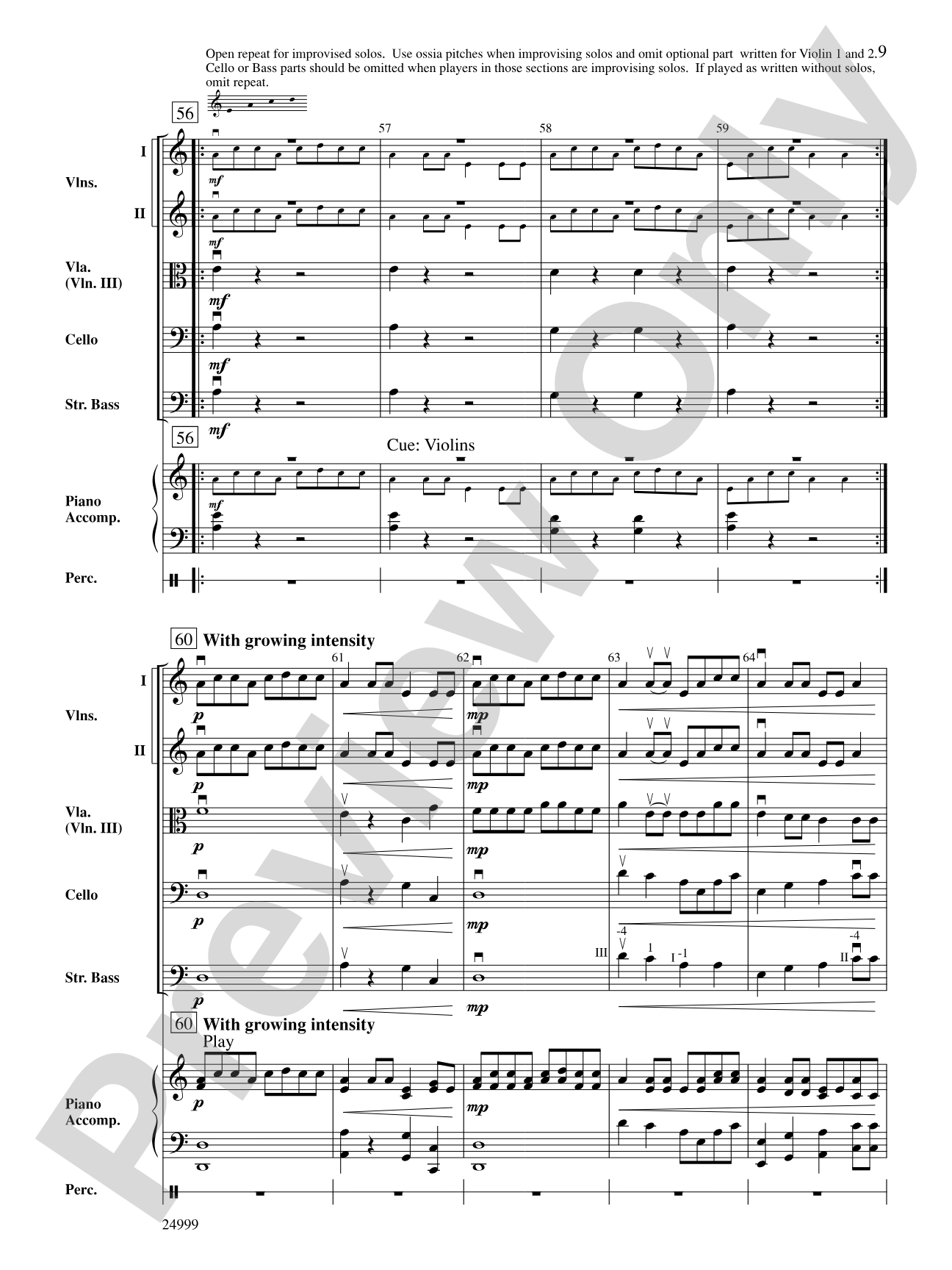 Wood That Sings: String Orchestra Conductor Score & Parts