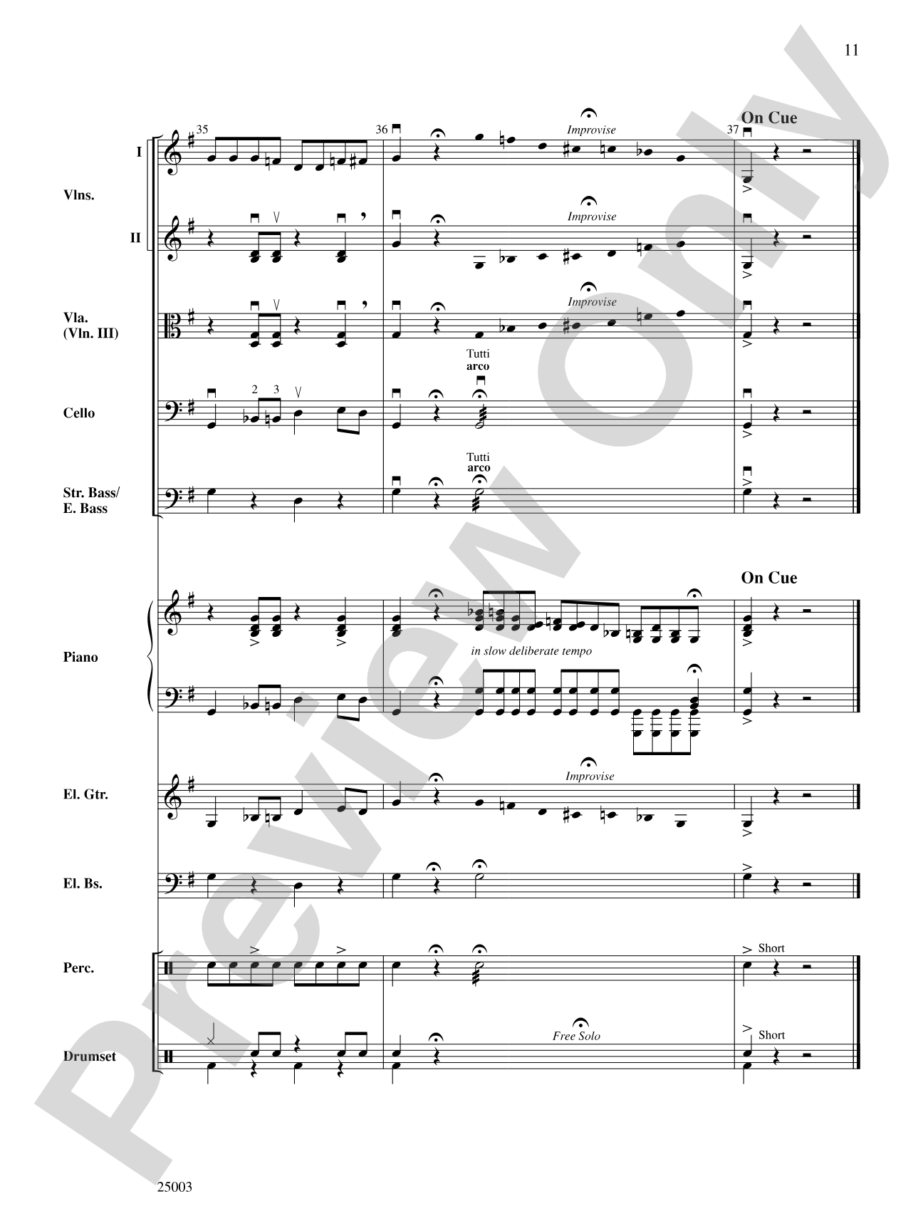 Wipe Out: String Orchestra Conductor Score & Parts