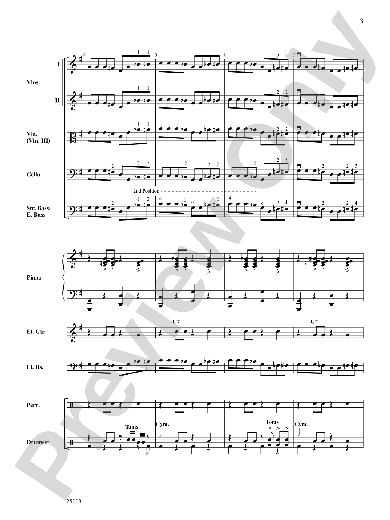 Wipe Out: String Orchestra Conductor Score & Parts