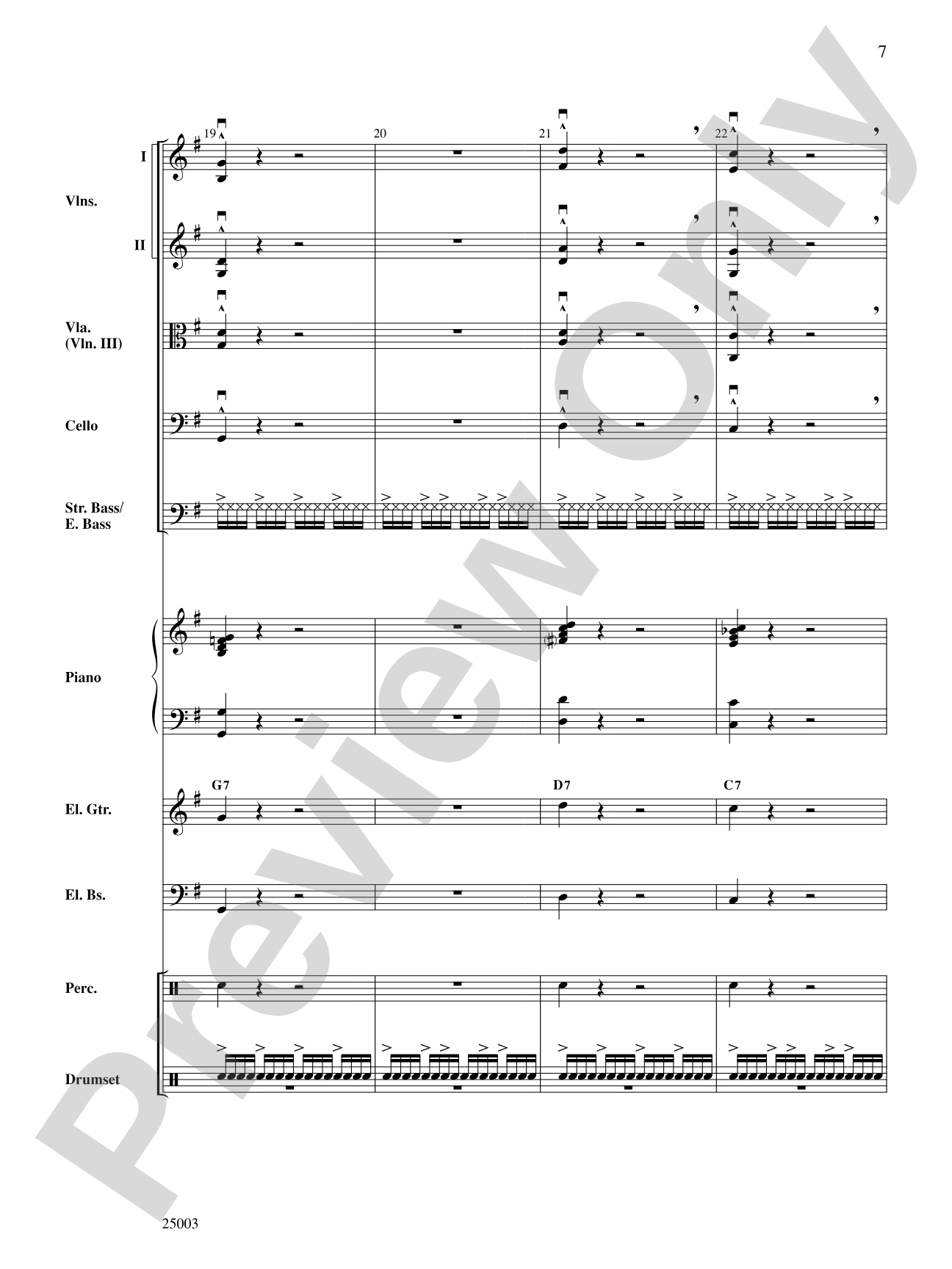 Wipe Out: String Orchestra Conductor Score & Parts