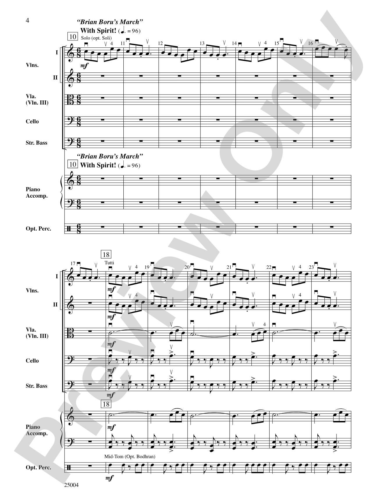 Castle Lore: String Orchestra Conductor Score & Parts