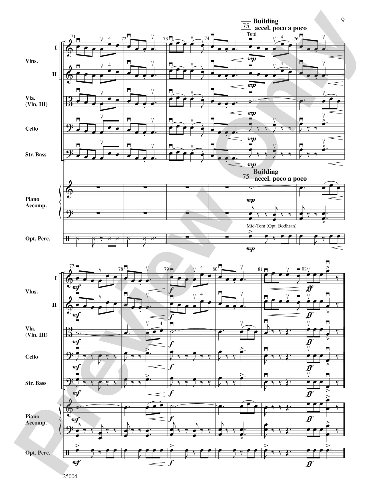 Castle Lore: String Orchestra Conductor Score & Parts
