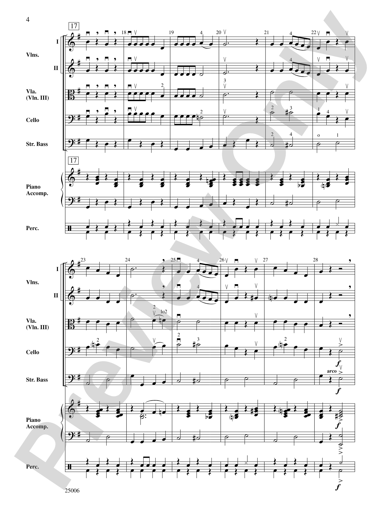 Chitty Chitty Bang Bang: String Orchestra Conductor Score & Parts